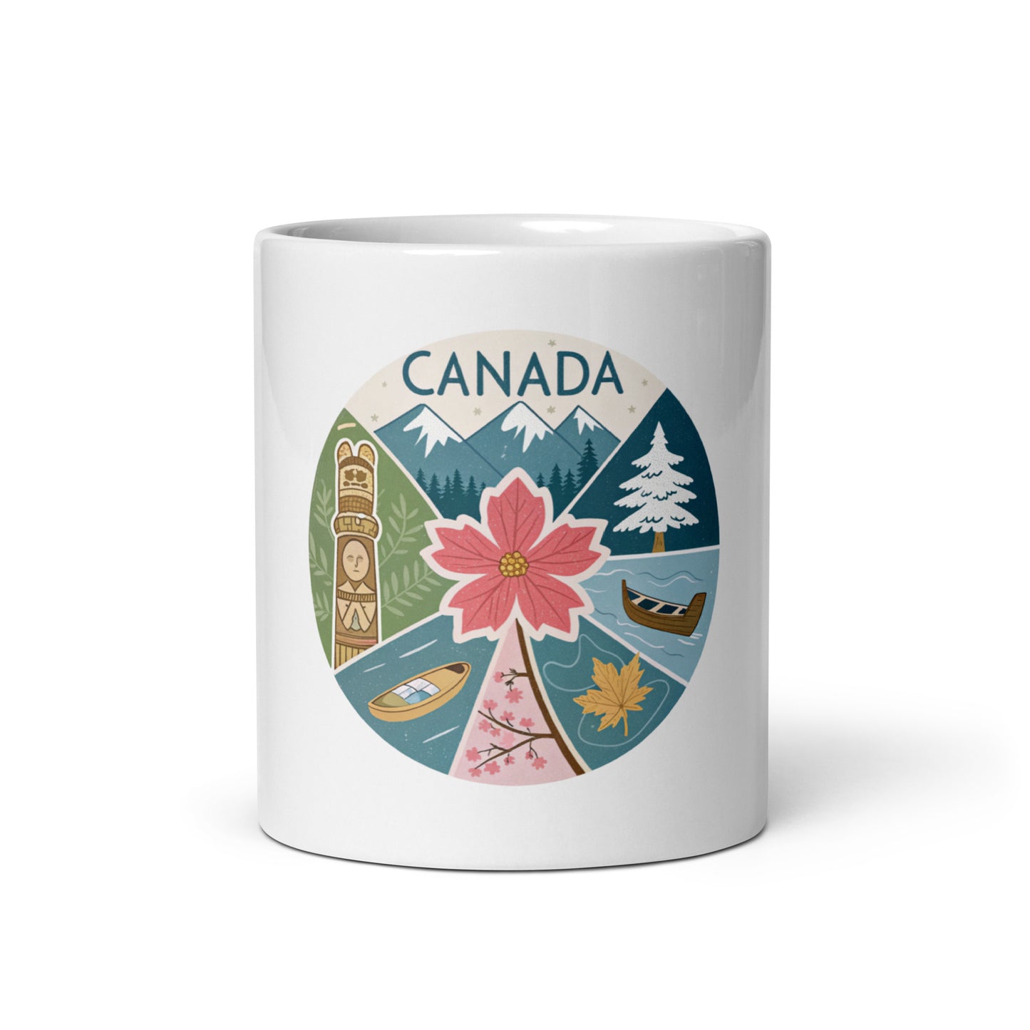 Canada Mug with Print - Durable, Stylish, Dishwasher Safe -RKM Inspiration - 88335408