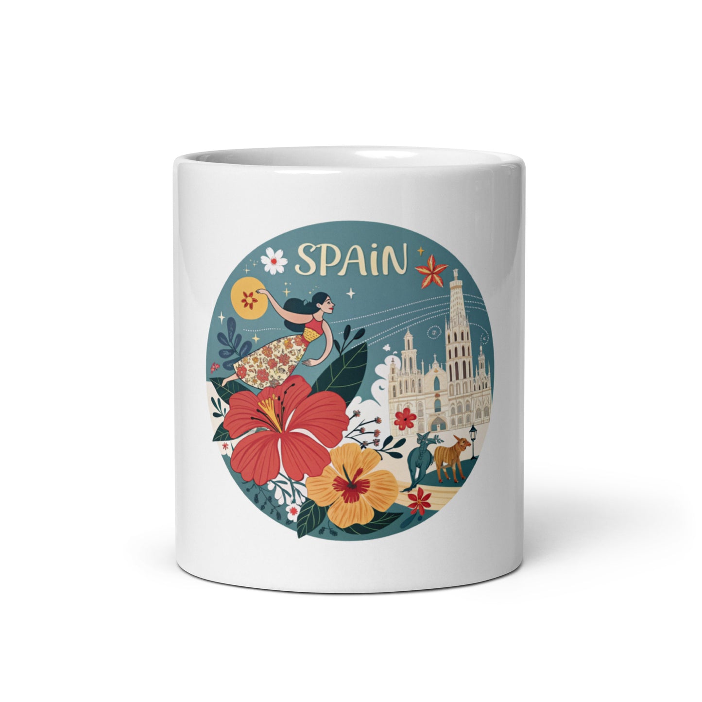 Shop Durable Spain Mug - Perfect for Coffee, Tea & More! -RKM Inspiration - 9384377