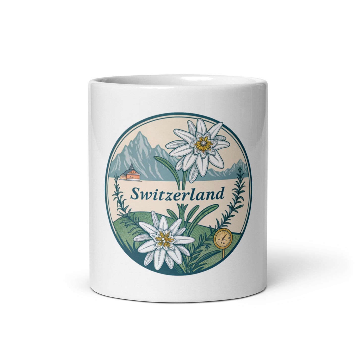 Swiss Mug with Print - Microwave & Dishwasher Safe Ceramic Cups -RKM Inspiration - 98878694