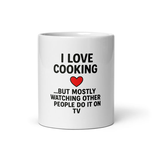I Love Cooking - White glossy mug - RKM Inspiration  - 45720335