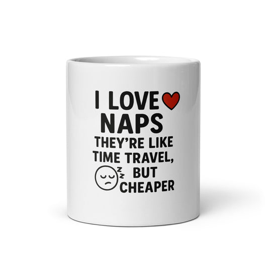 I Love Naps - White glossy mug - RKM Inspiration  - 60161677