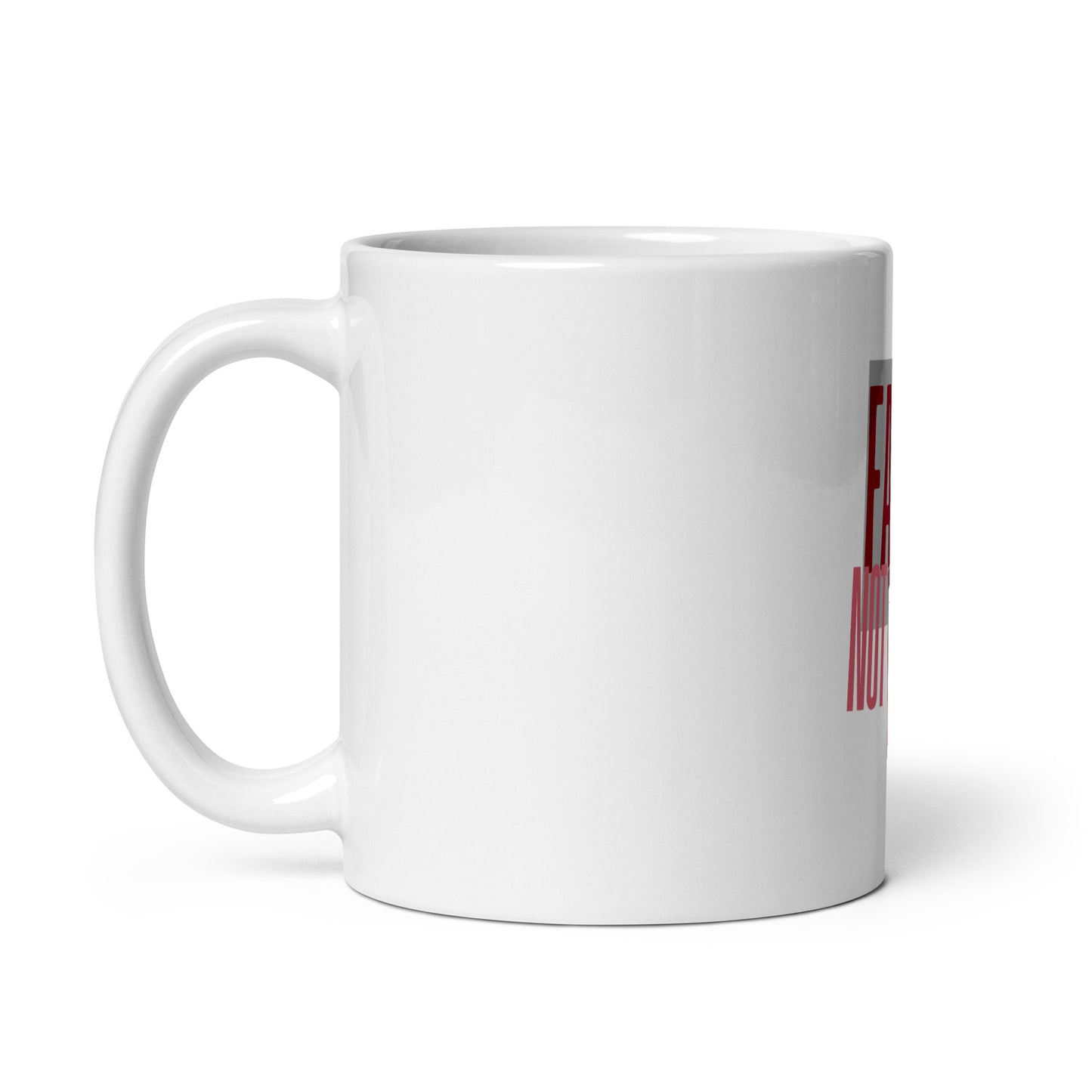 Faith No Fear Mug – Inspirational Christian Coffee Cup -RKM Inspiration - 17338346