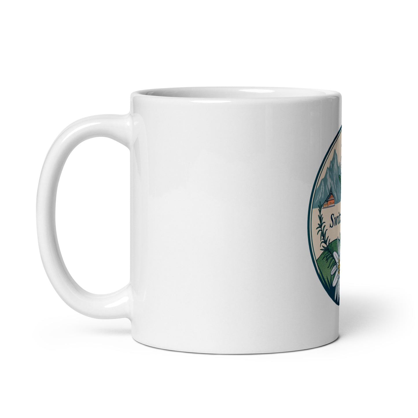 Swiss Mug with Print - Microwave & Dishwasher Safe Ceramic Cups -RKM Inspiration - 85658183