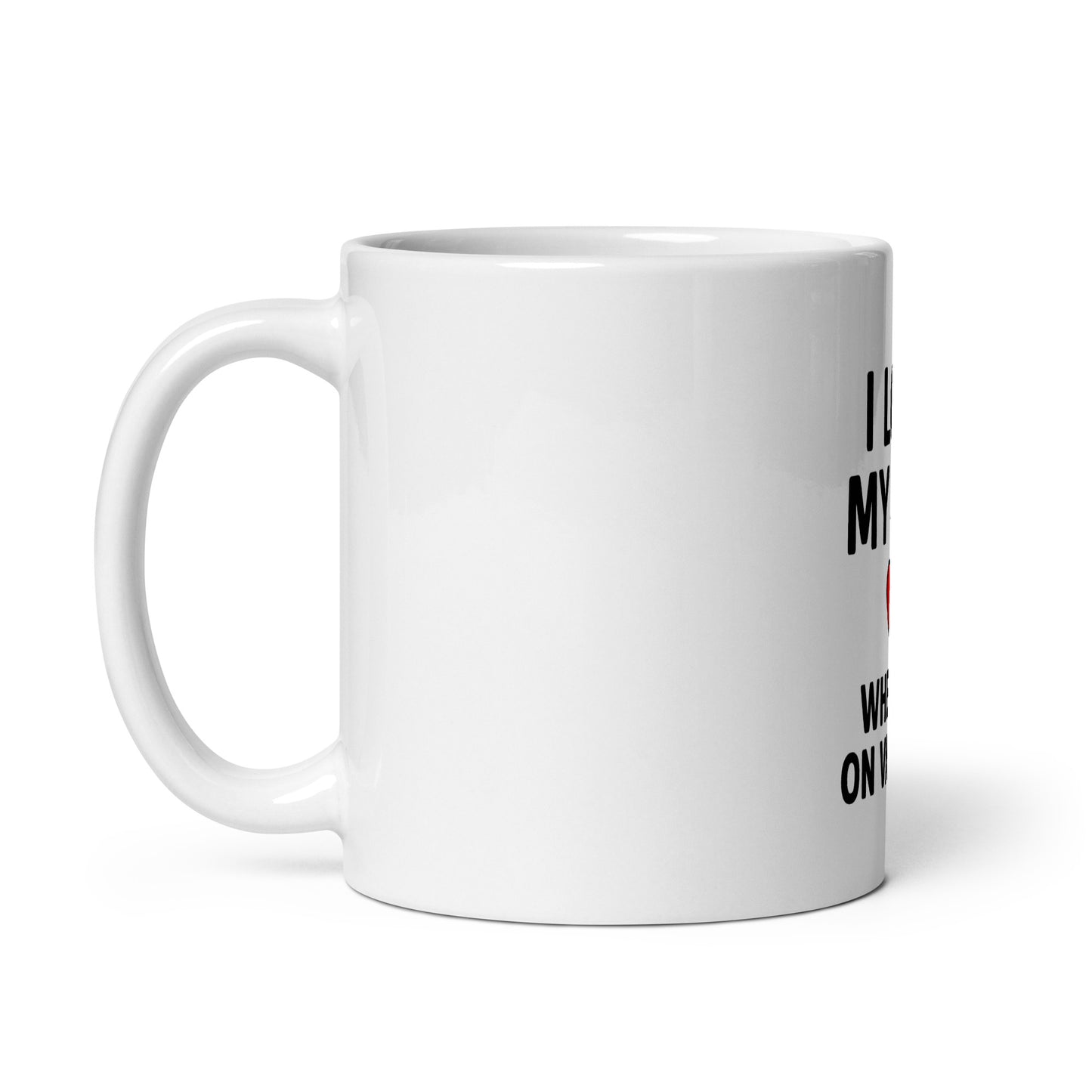 I Love My Job - White glossy mug - RKM Inspiration  - 47862418