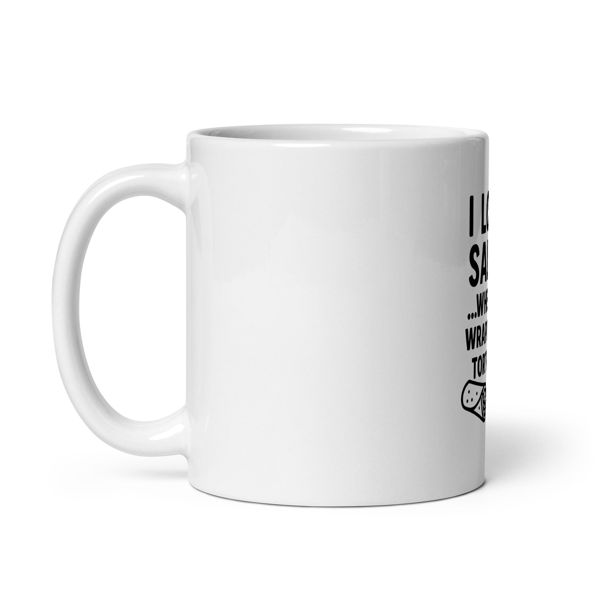 I Love Salad - White glossy mug - RKM Inspiration  - 42171686