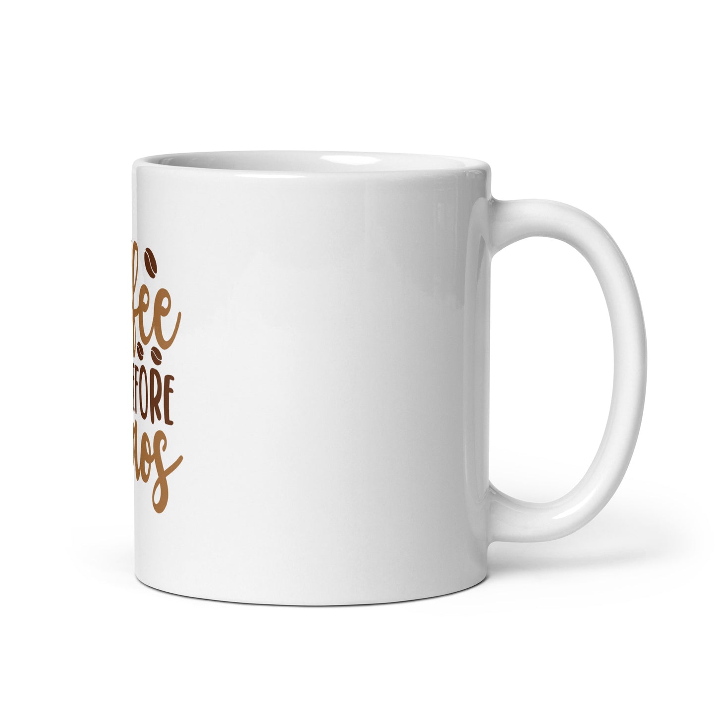 Coffee Before Chaos Mug – Funny Printed Coffee Cup -RKM Inspiration - 2976337