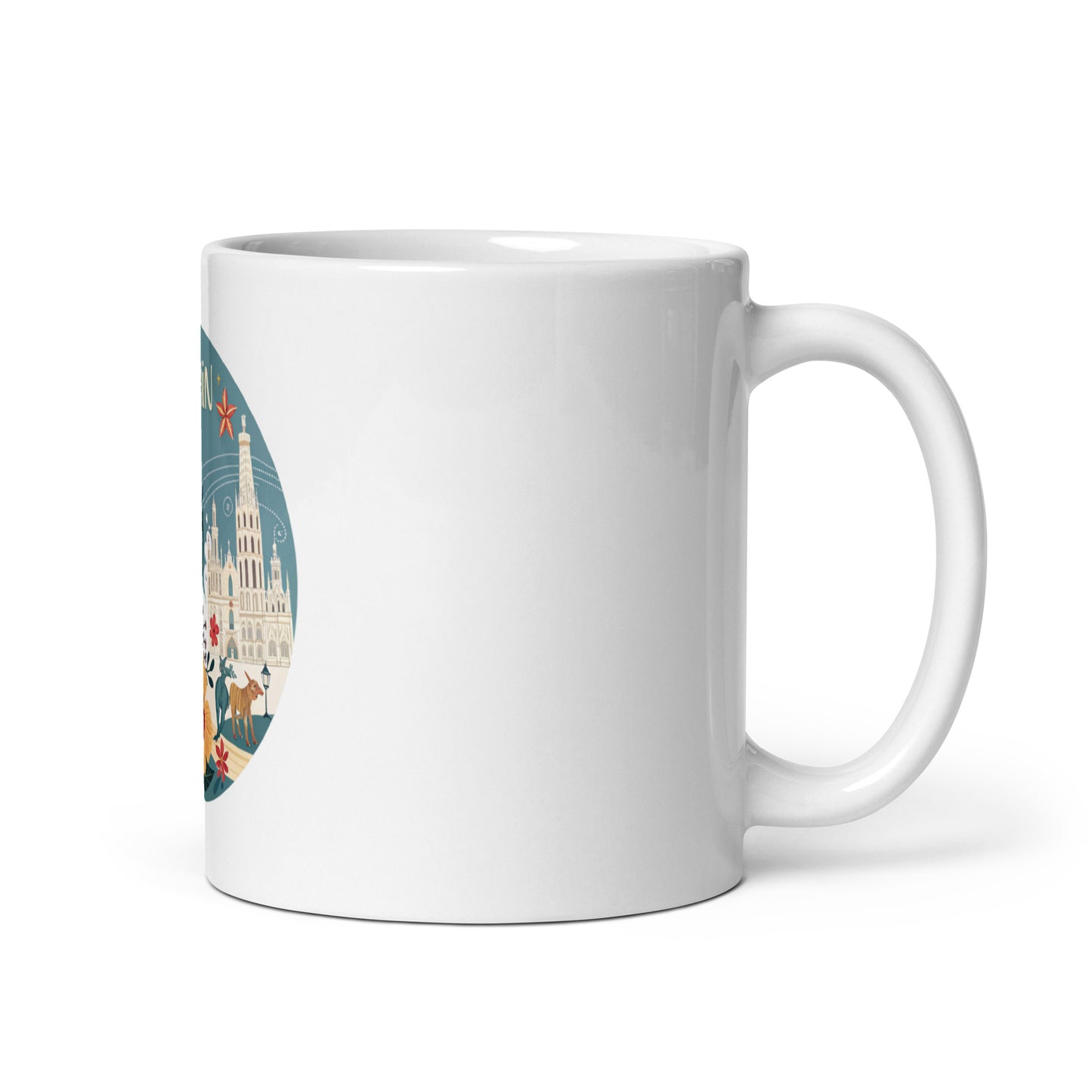 Shop Durable Spain Mug - Perfect for Coffee, Tea & More! -RKM Inspiration - 14339676