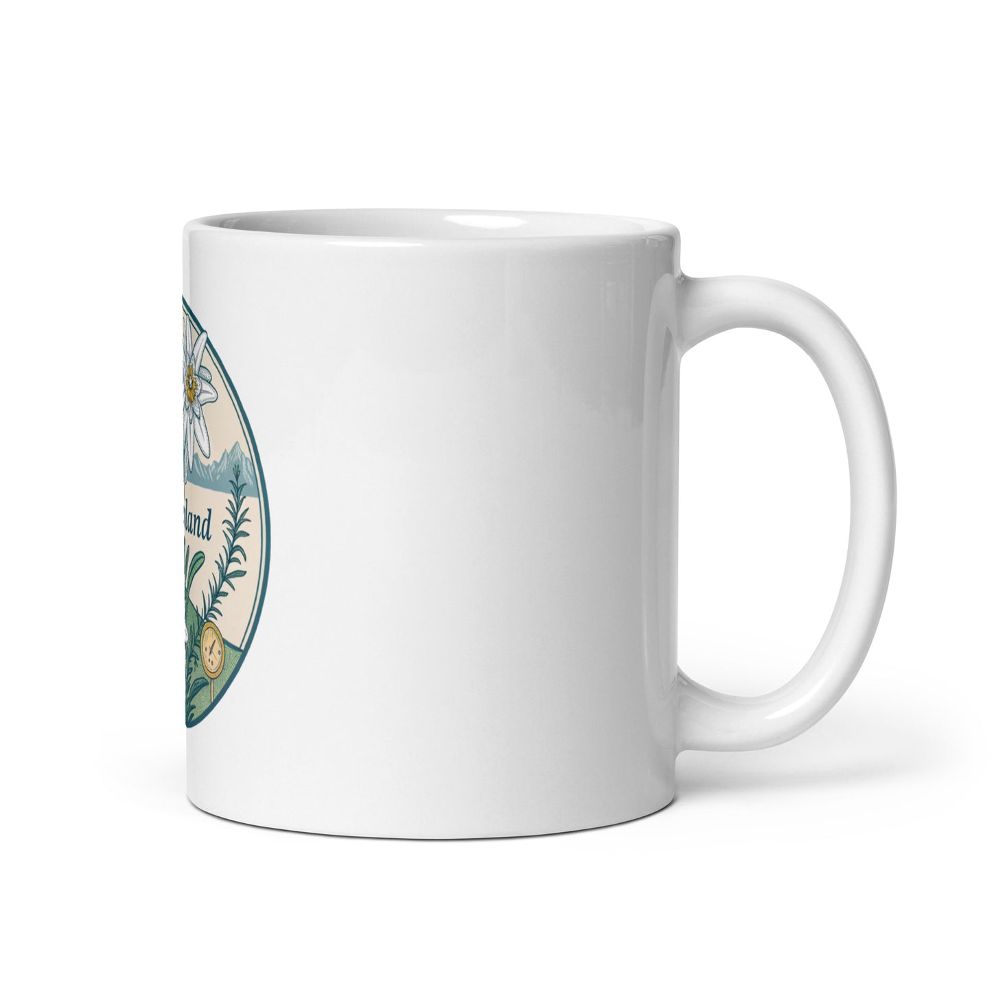 Swiss Mug with Print - Microwave & Dishwasher Safe Ceramic Cups -RKM Inspiration - 16935688