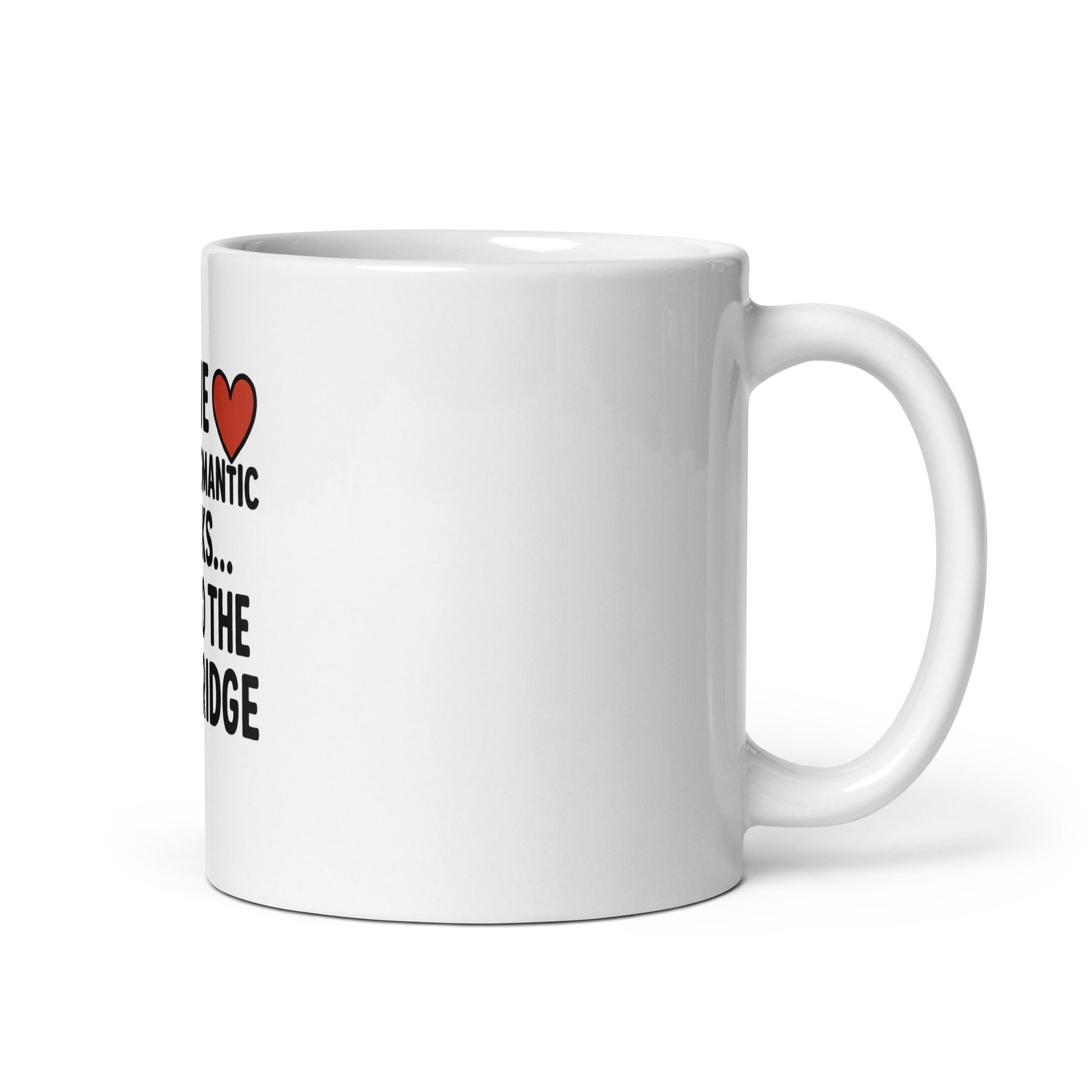 I Love Romantic Walks - White glossy mug - RKM Inspiration  - 27227849