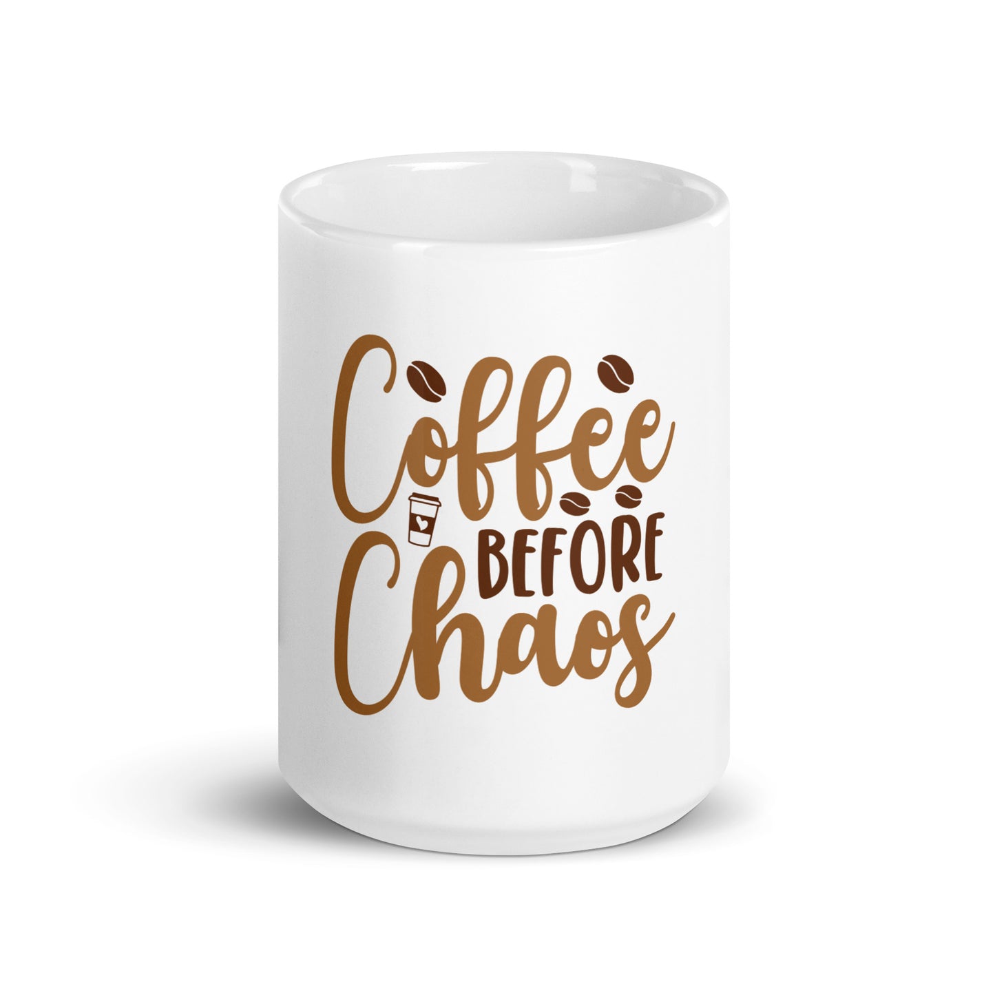 Coffee Before Chaos Mug – Funny Printed Coffee Cup -RKM Inspiration - 16179678