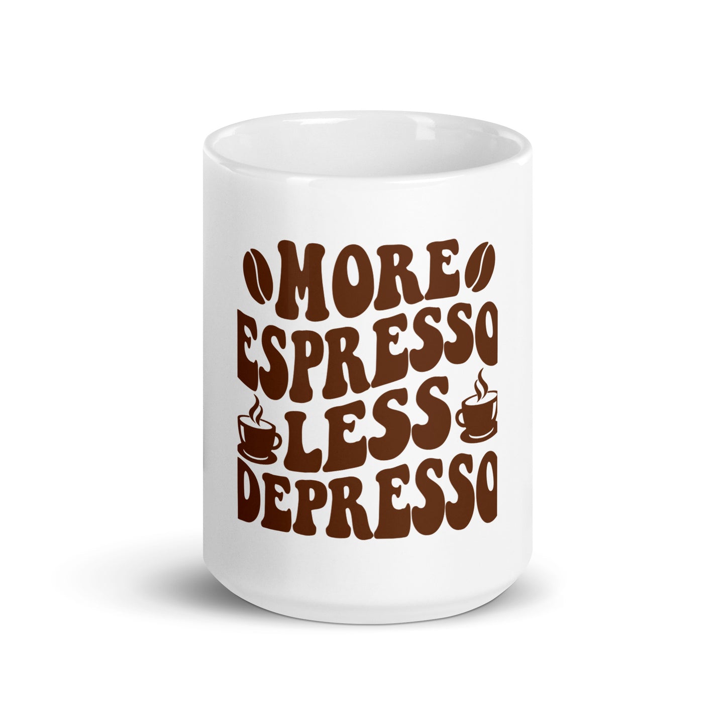 More Espresso Less Depresso Mug – Funny Coffee Cup Gif -RKM Inspiration - 31973109