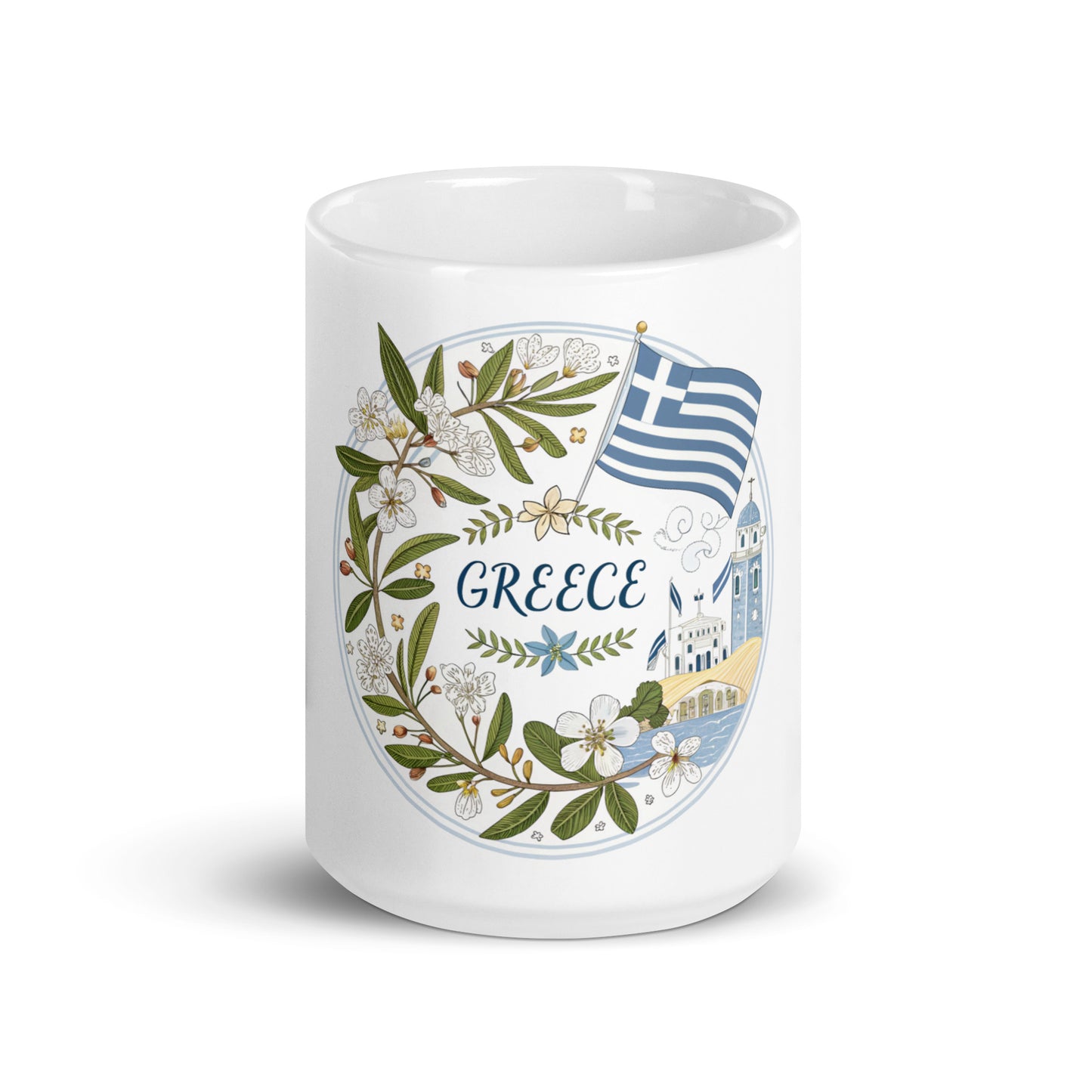 Greece Mug - Stunning Print Coffee Cup - Dishwasher Safe -RKM Inspiration - 32326833