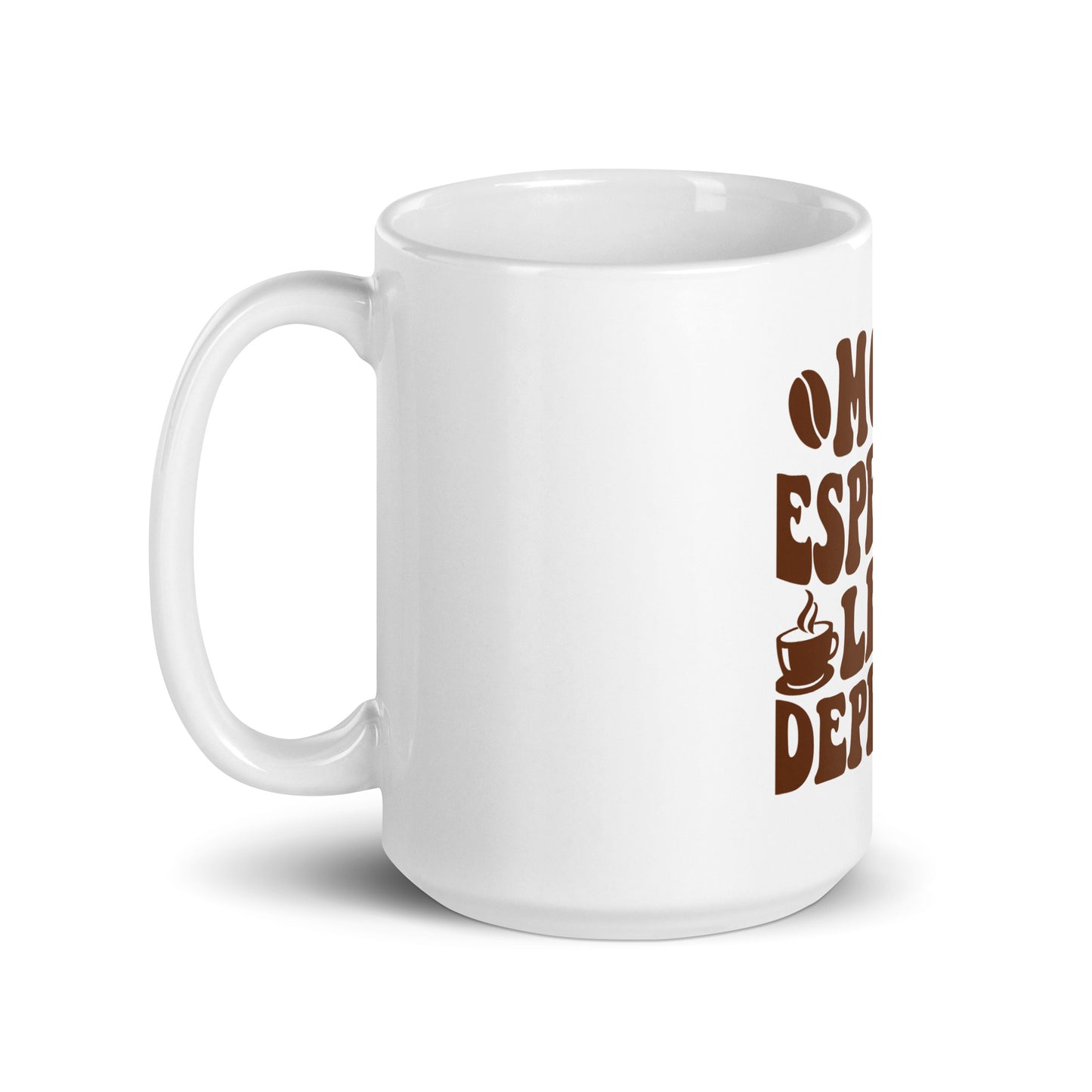 More Espresso Less Depresso Mug – Funny Coffee Cup Gif -RKM Inspiration - 75983157