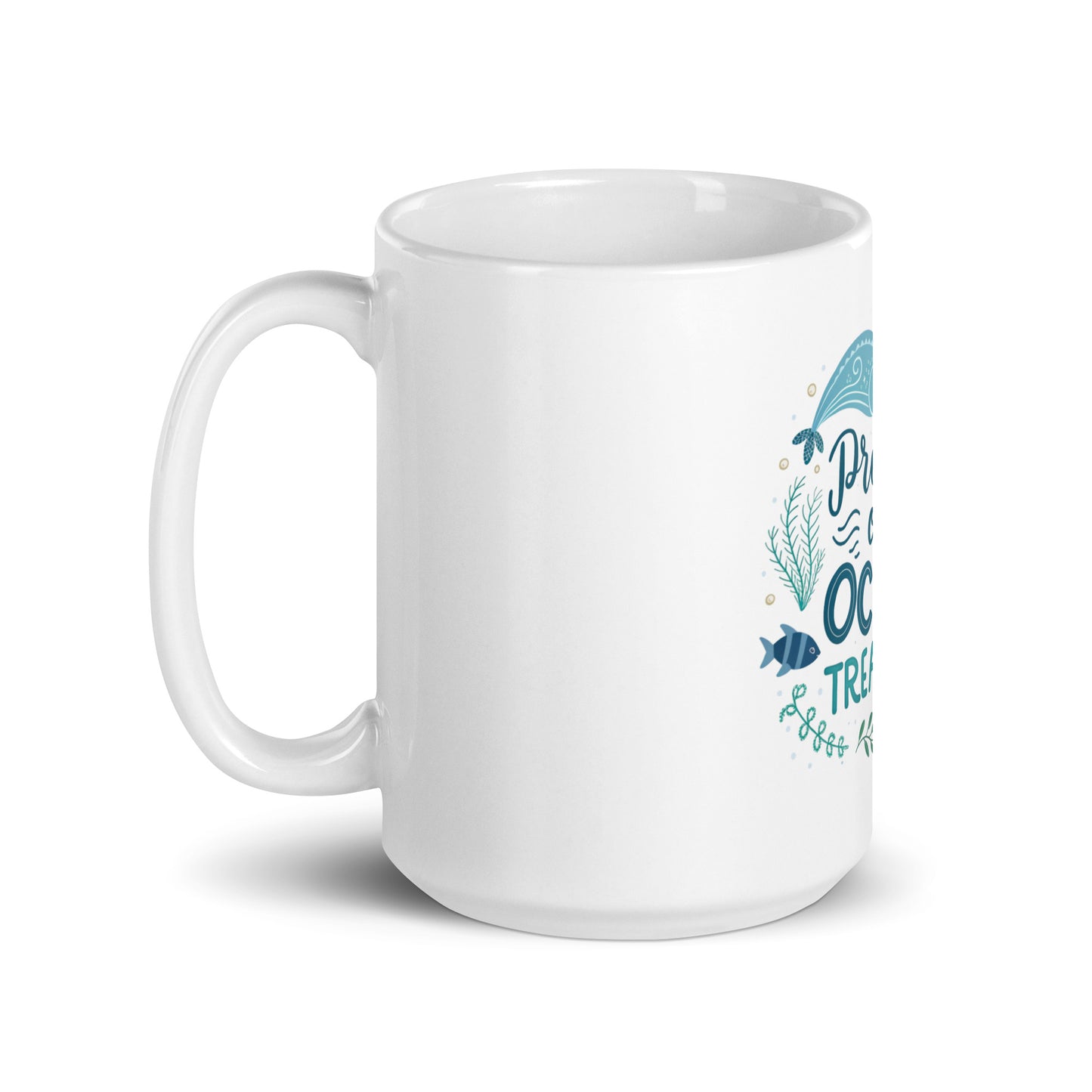 Protect Our Oceans - Mug with print -RKM Inspiration - 37241271