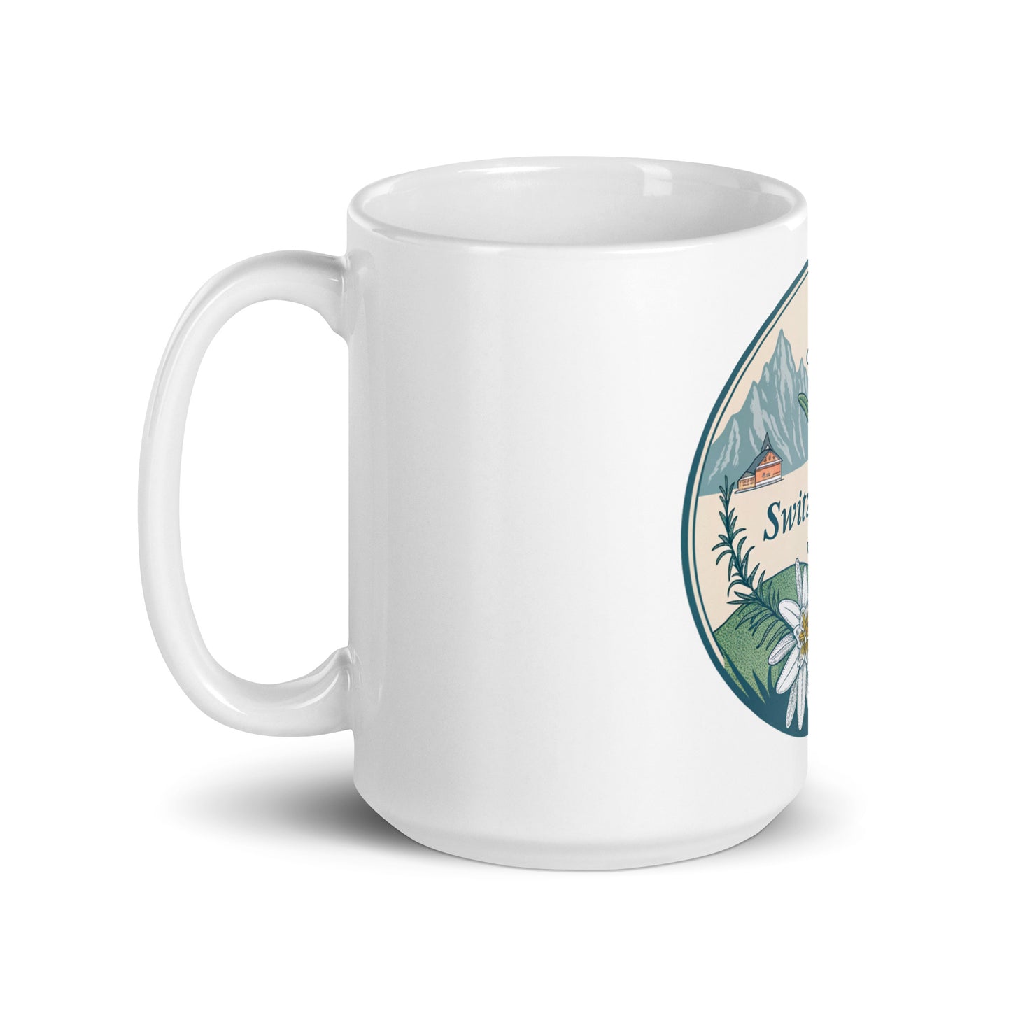 Swiss Mug with Print - Microwave & Dishwasher Safe Ceramic Cups -RKM Inspiration - 13601568