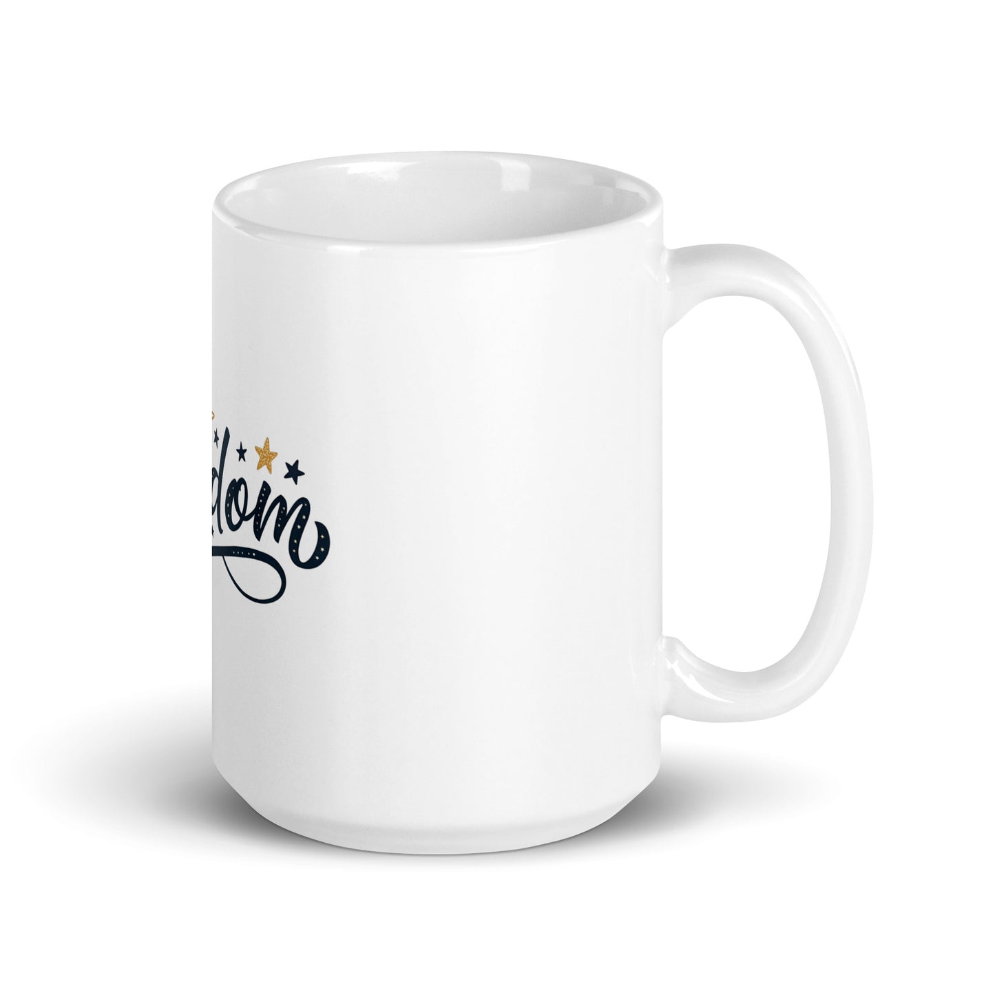 Freedom Mug with Print - Stylish, Durable & Dishwasher Safe -RKM Inspiration - 3890894