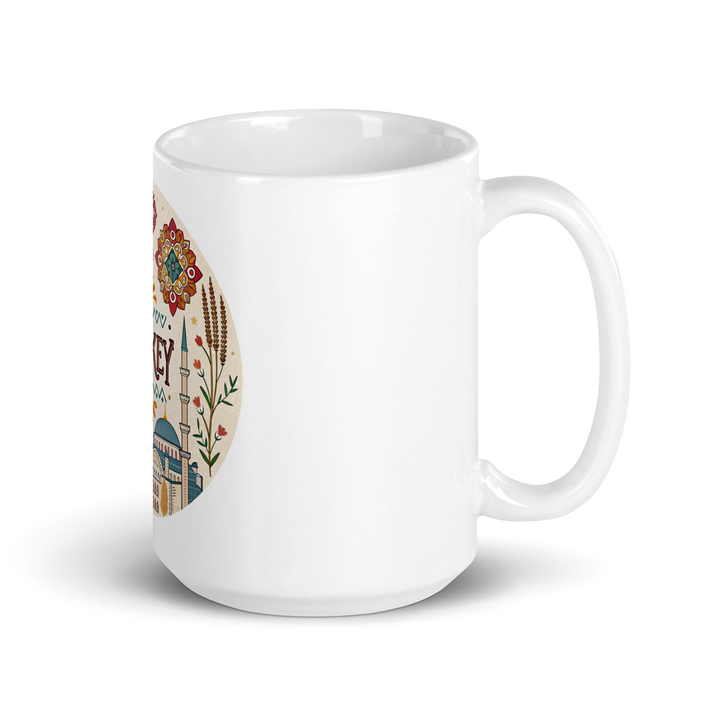 Turkey Mug with Print - Sturdy, Glossy & Microwave Safe -RKM Inspiration - 87842253