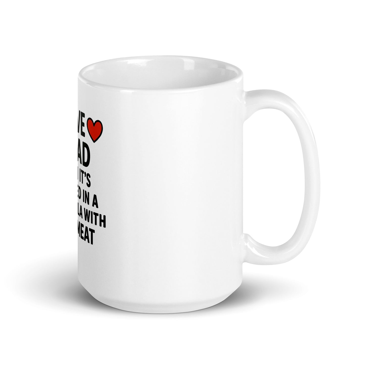 I Love Salad - White glossy mug - RKM Inspiration  - 74324287