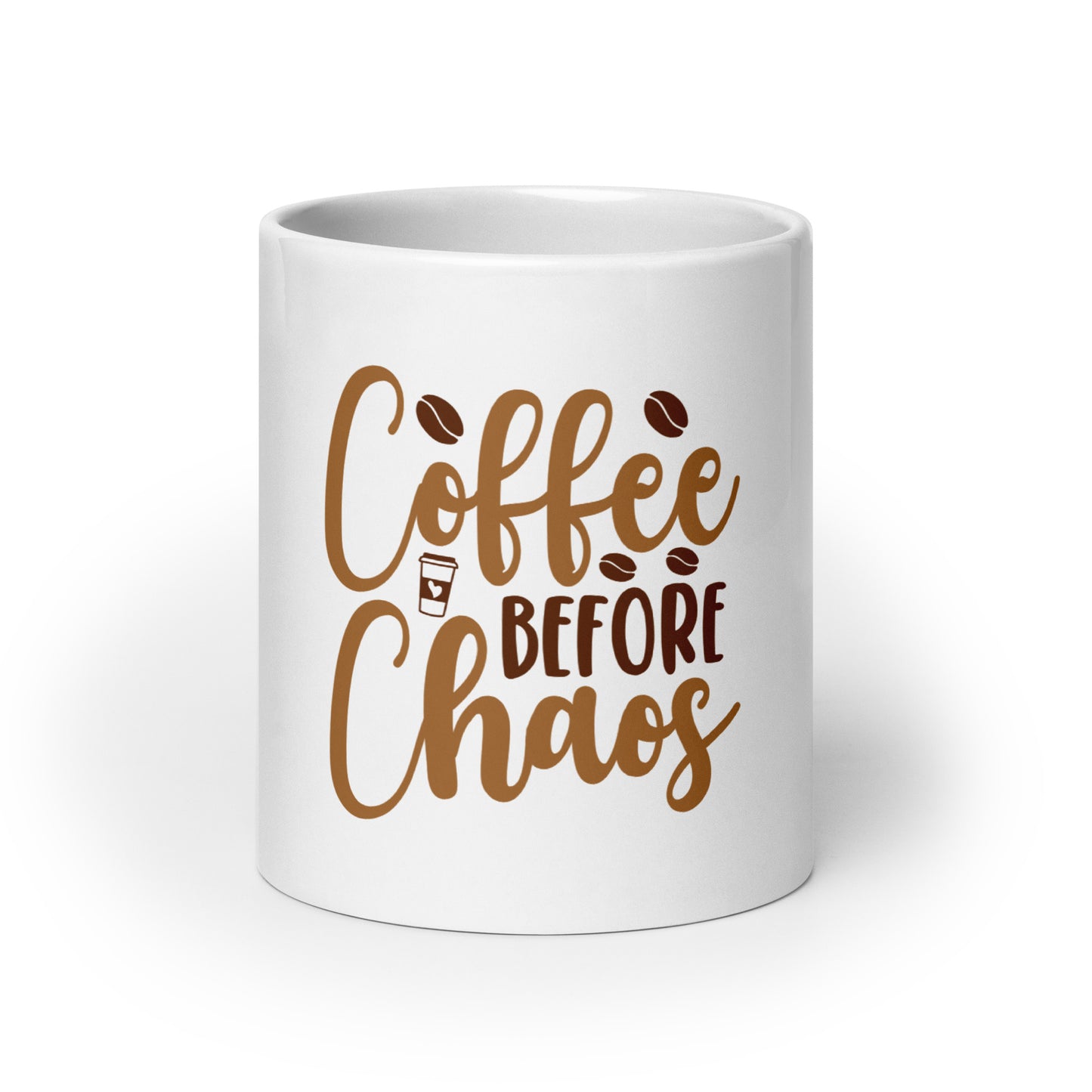 Coffee Before Chaos Mug – Funny Printed Coffee Cup -RKM Inspiration - 69518347