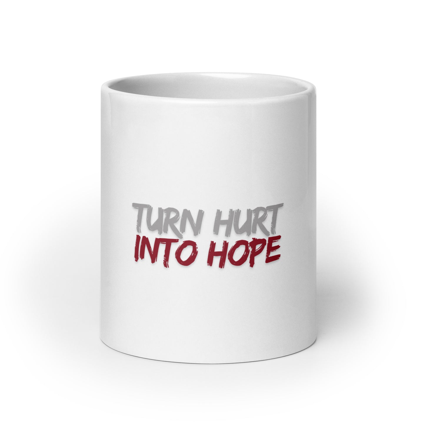 Turn Hurt Into Hope Mug – Inspirational Coffee Cup -RKM Inspiration - 83247859