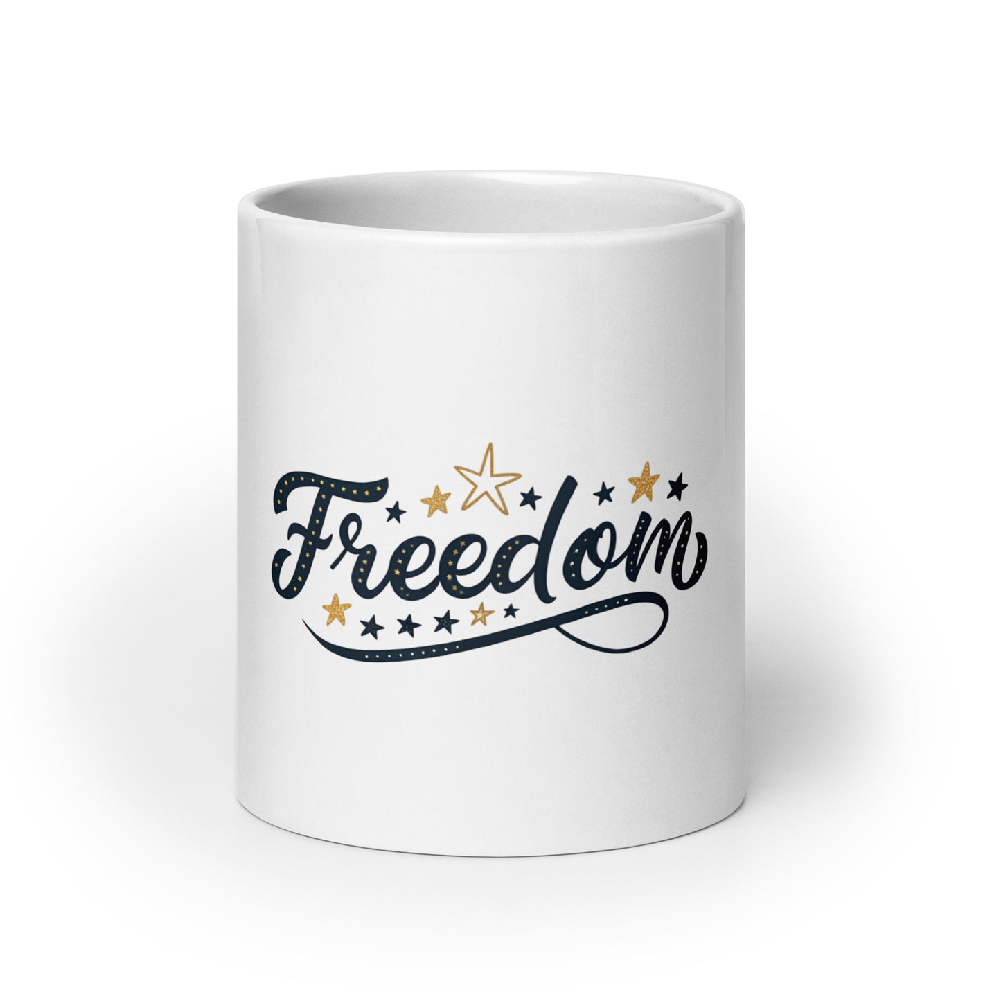 Freedom Mug with Print - Stylish, Durable & Dishwasher Safe -RKM Inspiration - 31841677