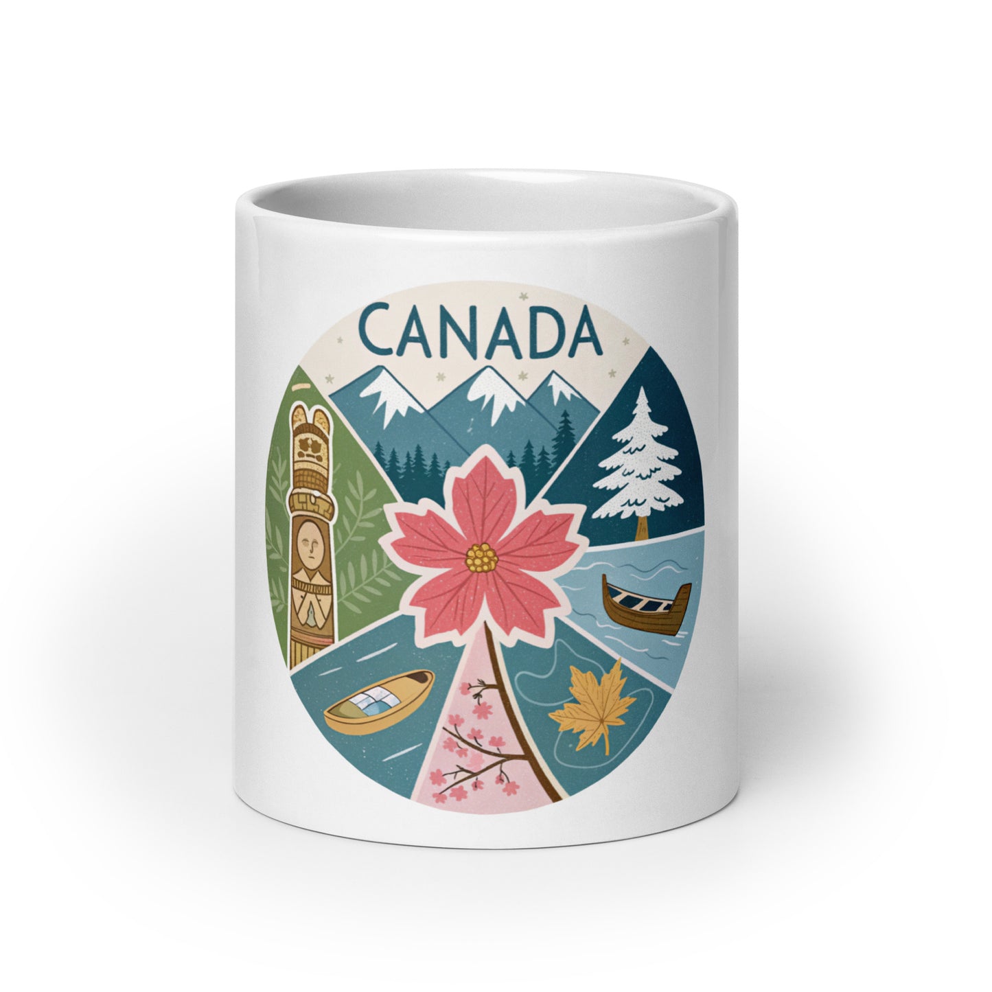 Canada Mug with Print - Durable, Stylish, Dishwasher Safe -RKM Inspiration - 37750600