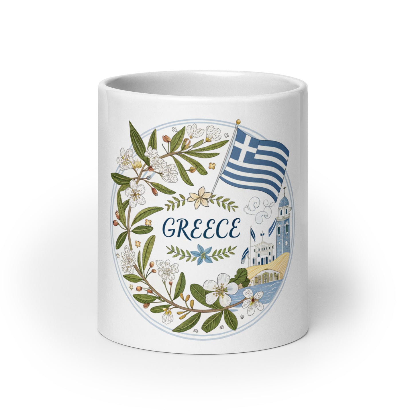 Greece Mug - Stunning Print Coffee Cup - Dishwasher Safe -RKM Inspiration - 80667710