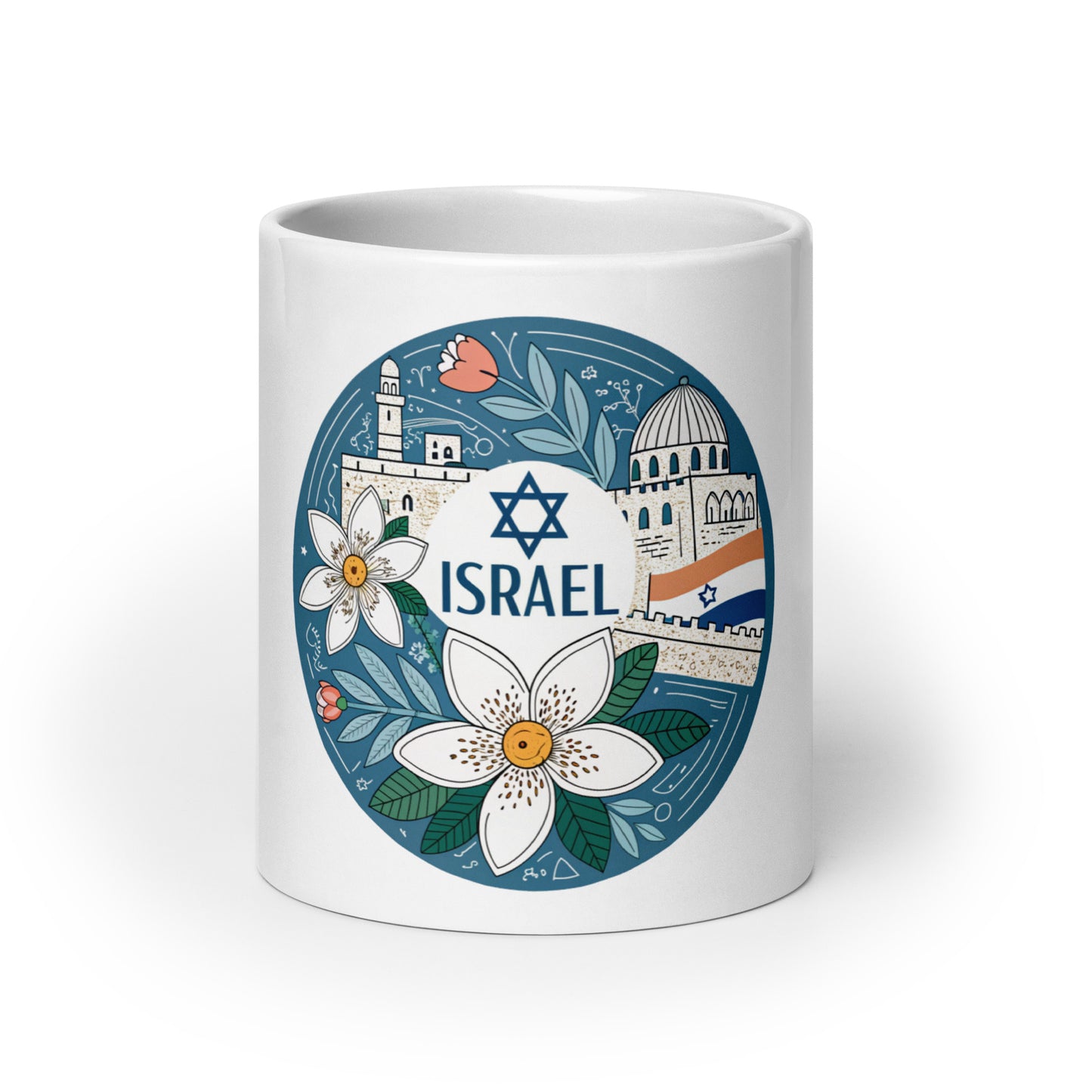 Premium Israel Mug with Print - Durable, Dishwasher & Microwave Safe -RKM Inspiration - 38564904