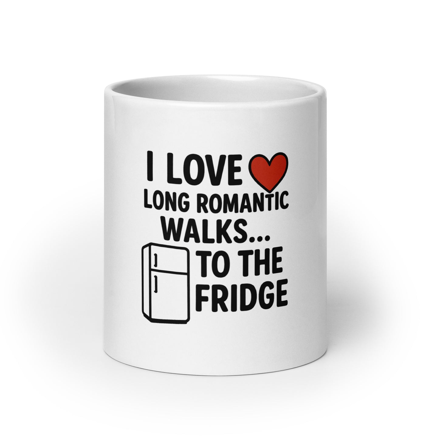 I Love Romantic Walks - White glossy mug - RKM Inspiration  - 3346550