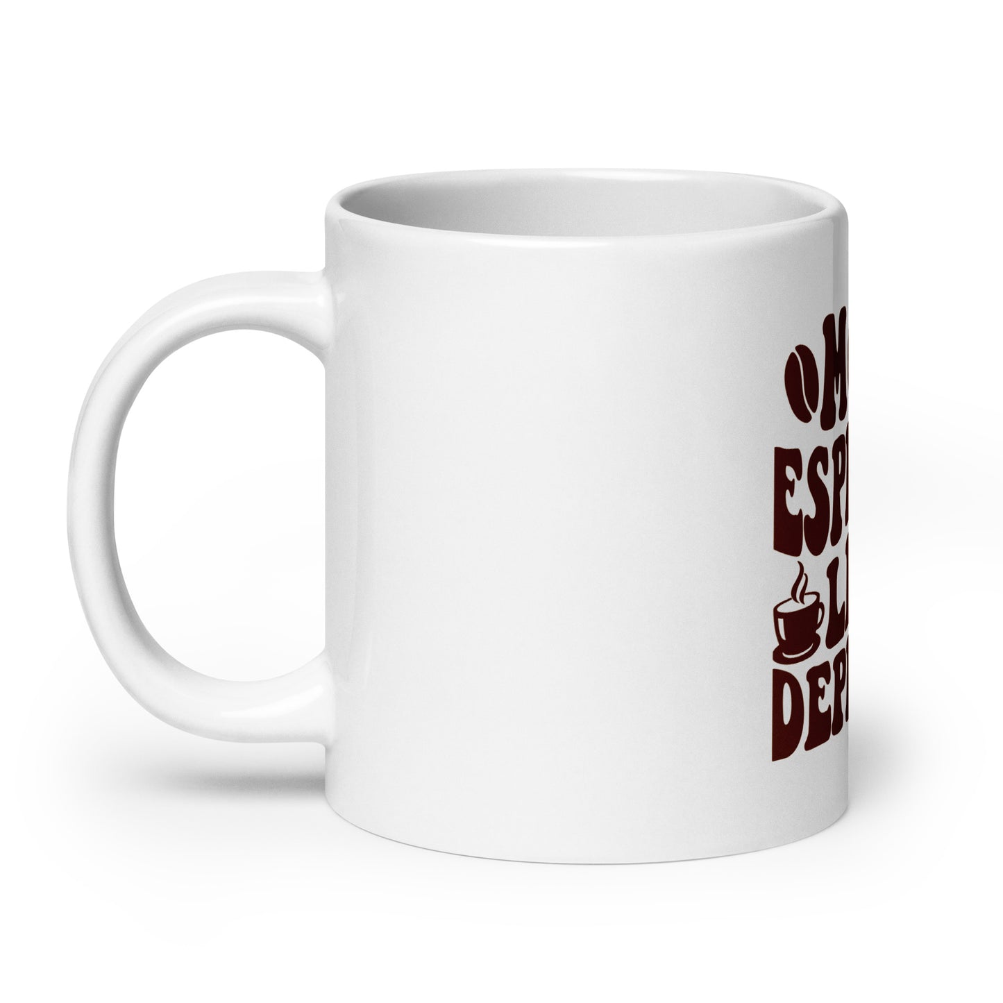 More Espresso Less Depresso Mug – Funny Coffee Cup Gif -RKM Inspiration - 63214639