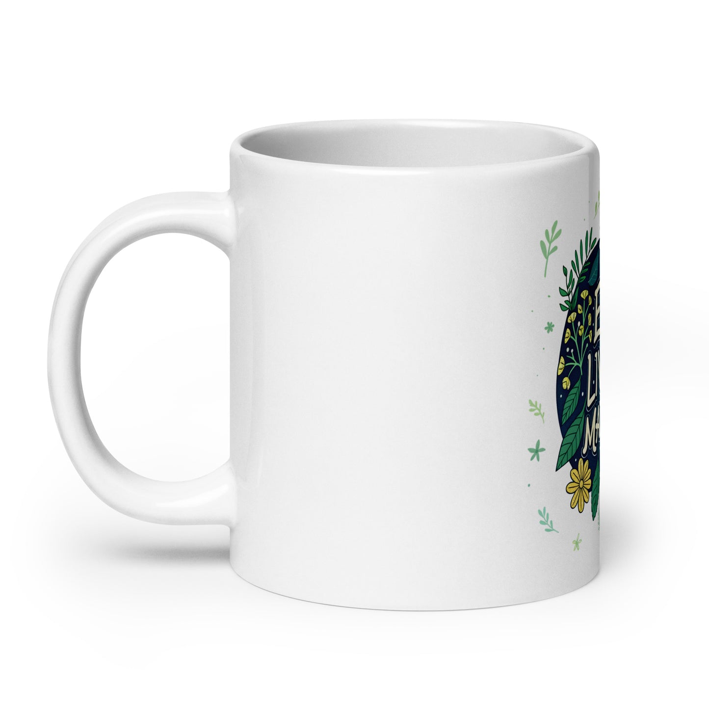 Eco Living Matters - Mug with print -RKM Inspiration - 25867176