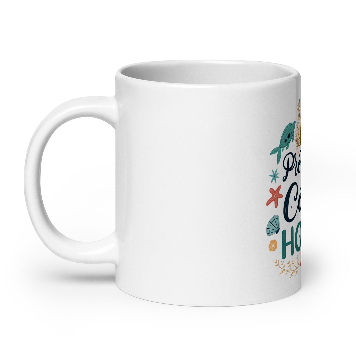 Protect Our Coral Home - Mug with print -RKM Inspiration - 23606495