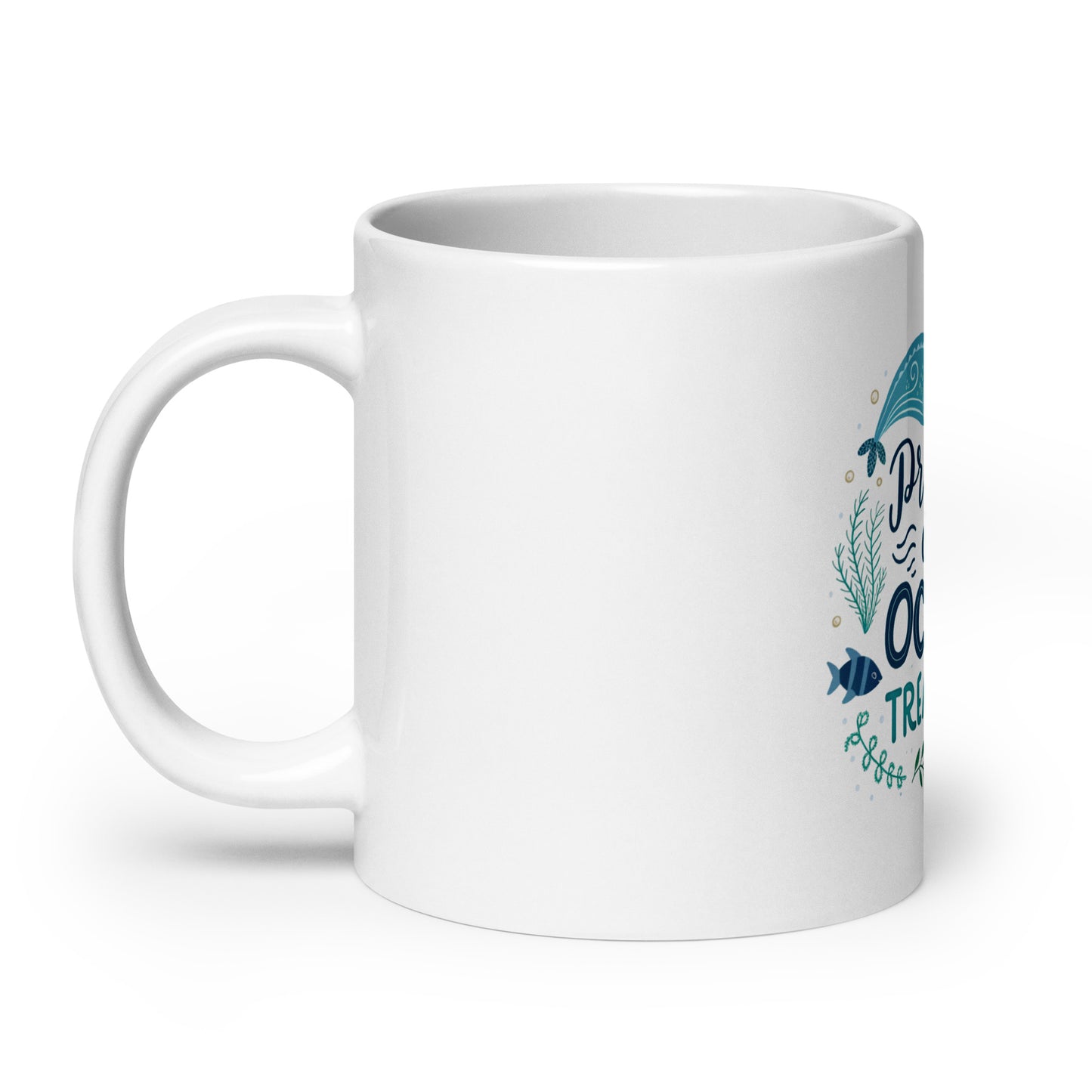 Protect Our Oceans - Mug with print -RKM Inspiration - 86133411
