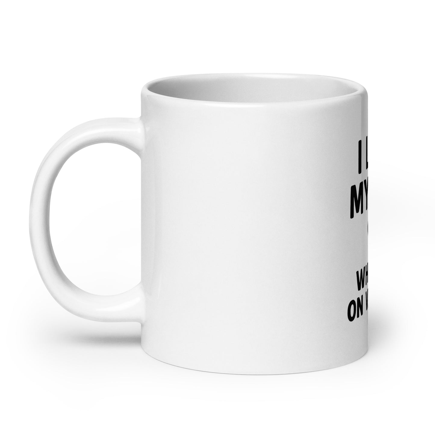 I Love My Job - White glossy mug - RKM Inspiration  - 68174608