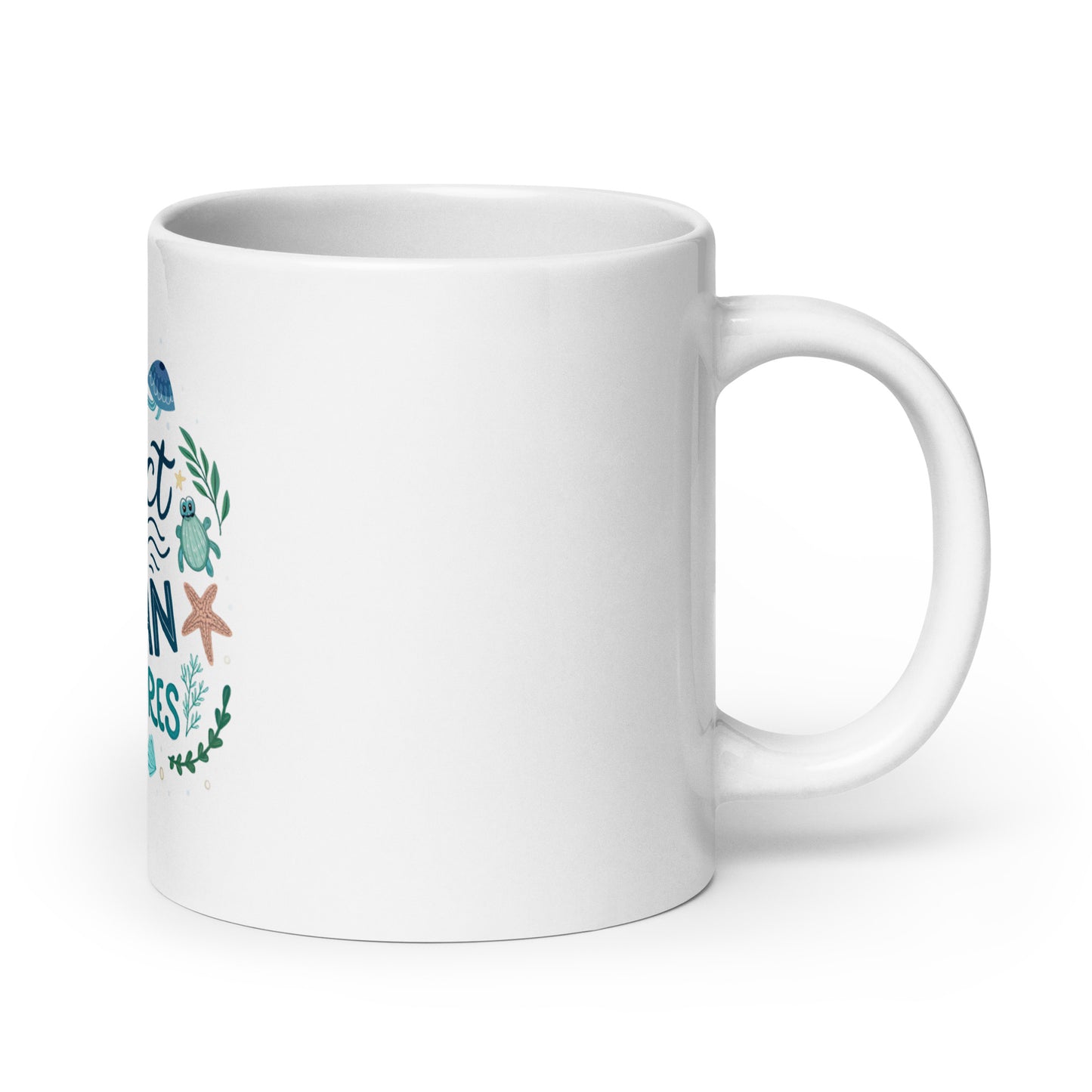Protect Our Oceans - Mug with print -RKM Inspiration - 8192683