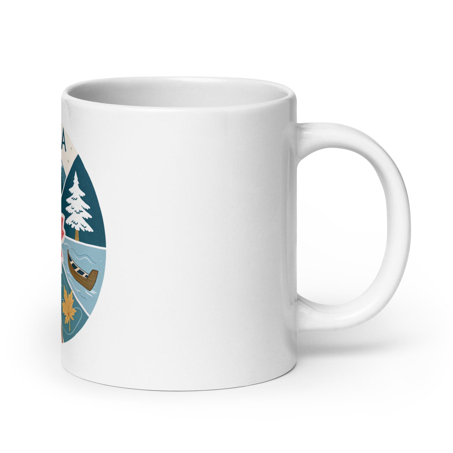 Canada Mug with Print - Durable, Stylish, Dishwasher Safe -RKM Inspiration - 23927964