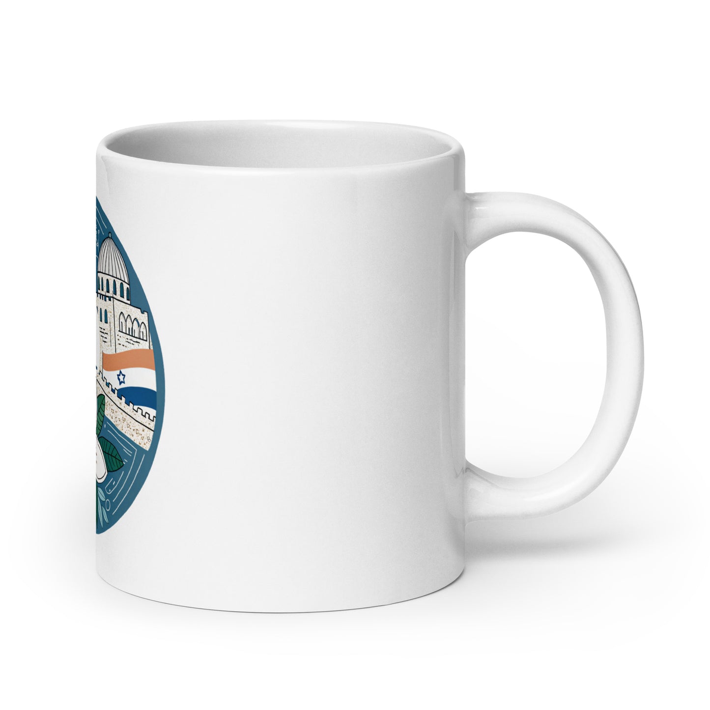Premium Israel Mug with Print - Durable, Dishwasher & Microwave Safe -RKM Inspiration - 13393924