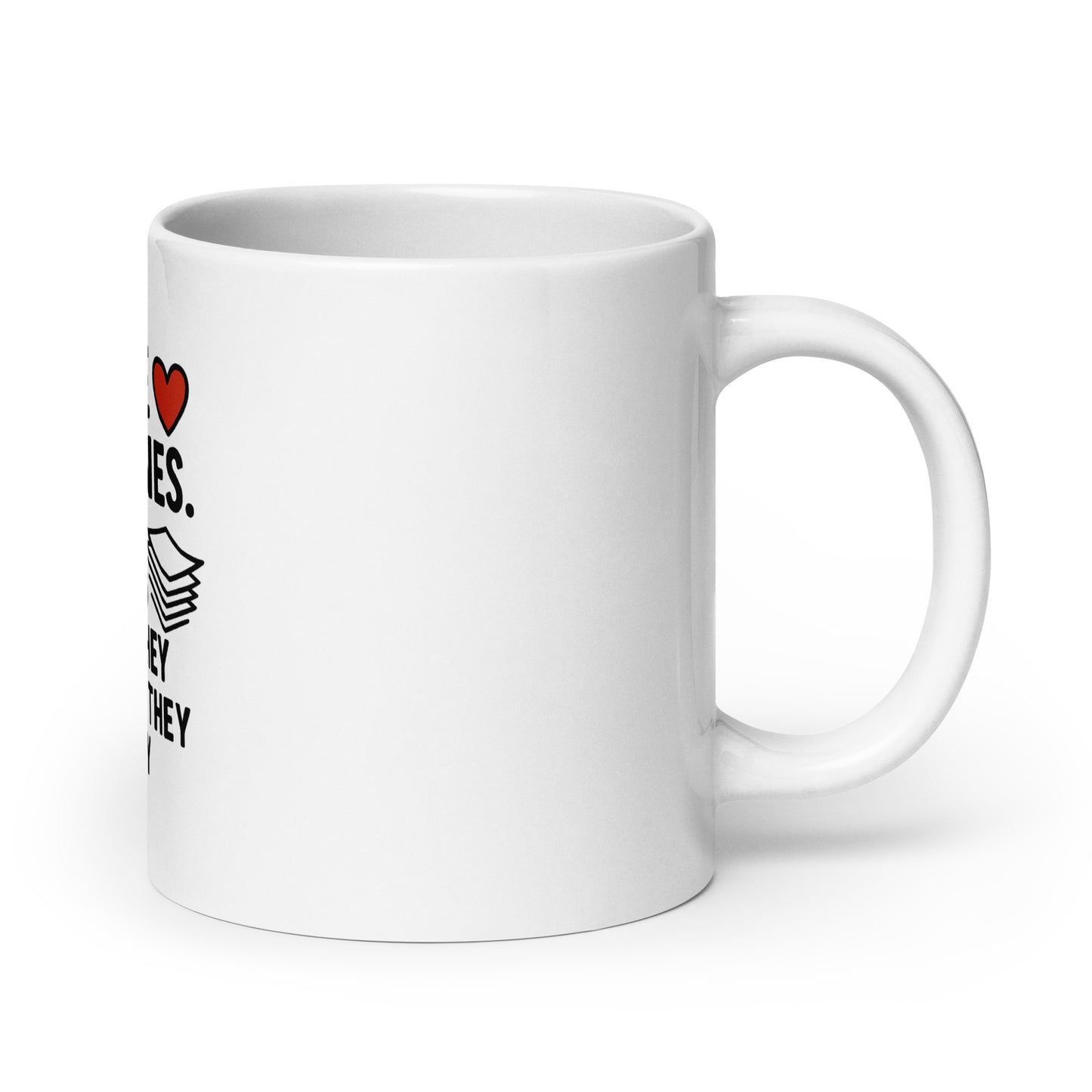 I Love Deadlines - White glossy mug - RKM Inspiration  - 67457777