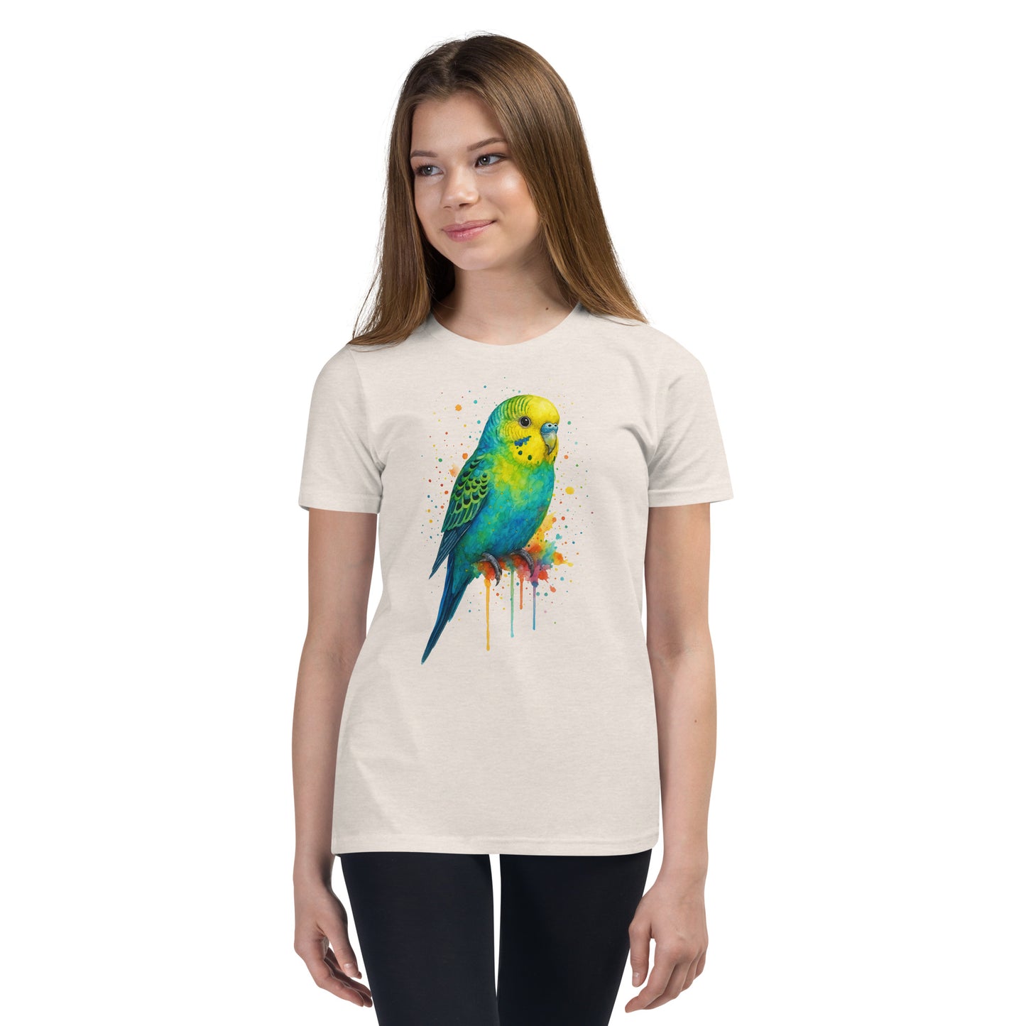 Budgie - Youth Short Sleeve T-Shirt - RKM Inspiration  - 2147847