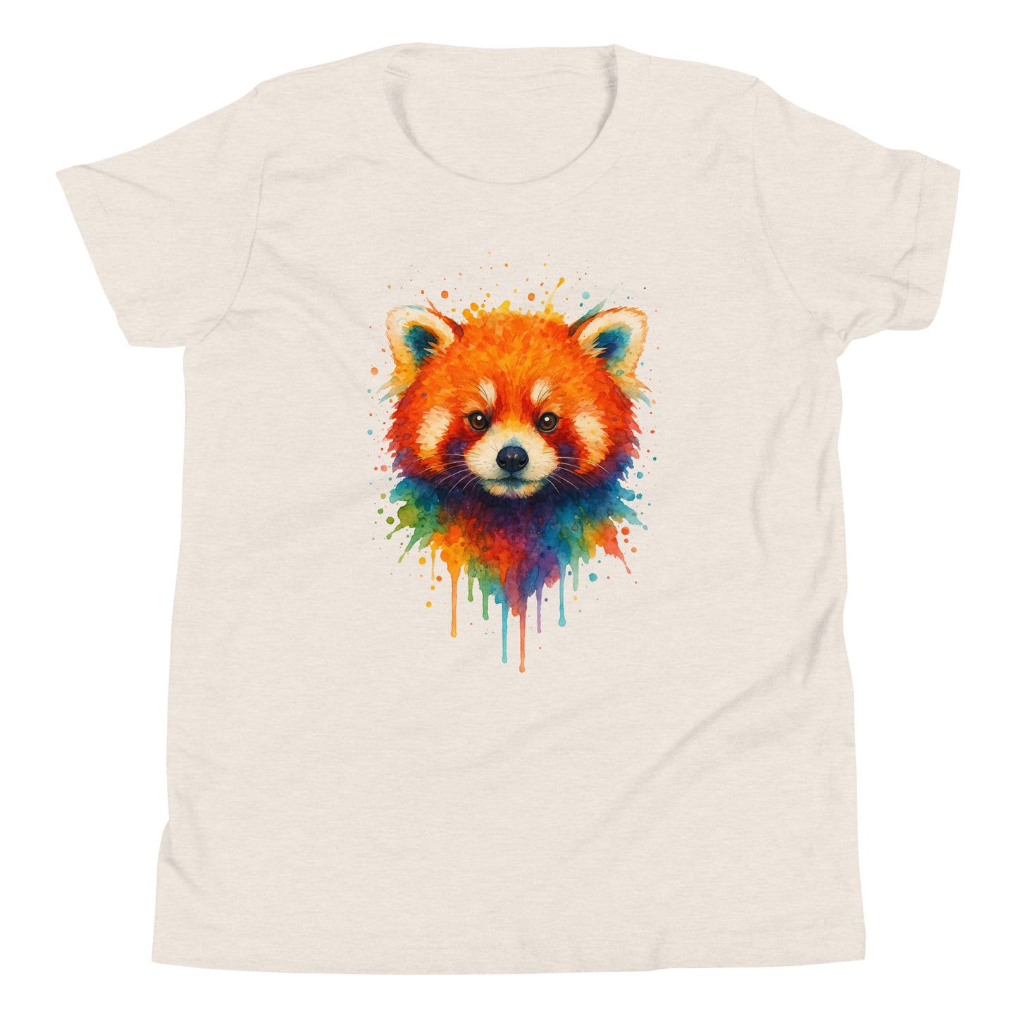 Red Panda - Youth Short Sleeve T-Shirt - RKM Inspiration  - 43796344
