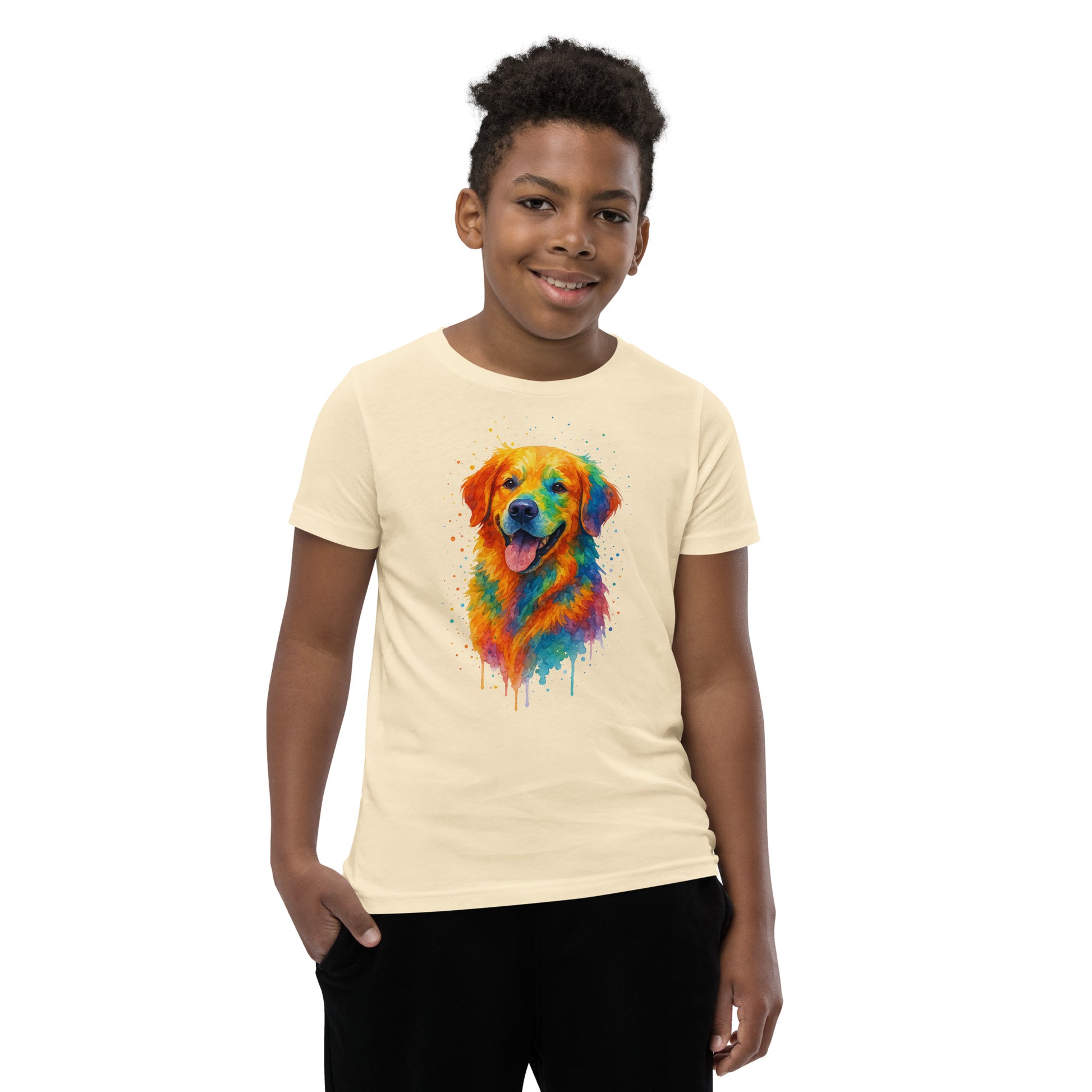Dog - Youth Short Sleeve T-Shirt - RKM Inspiration  - 76366346