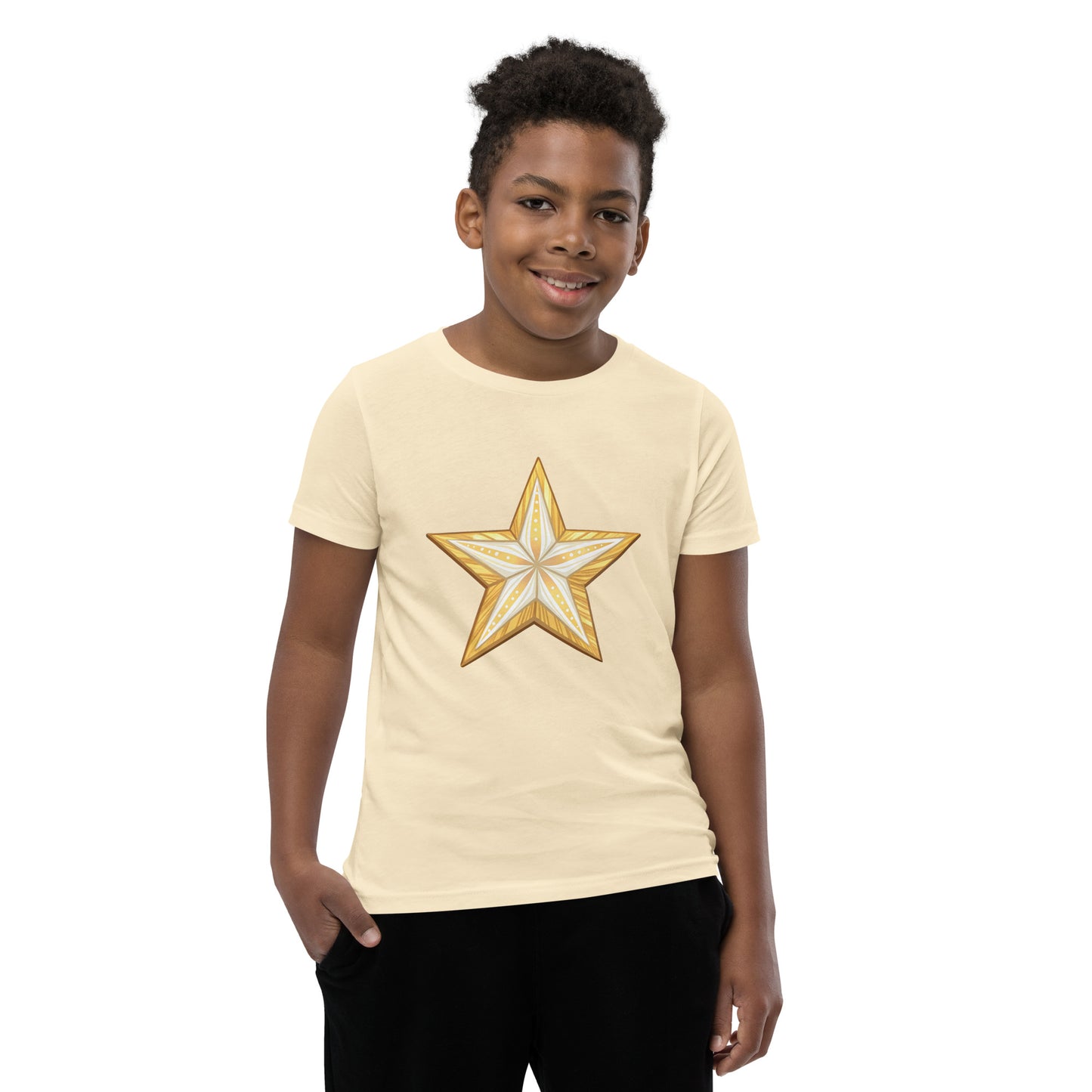Star - Youth Short Sleeve T-Shirt - RKM Inspiration  - 83449674