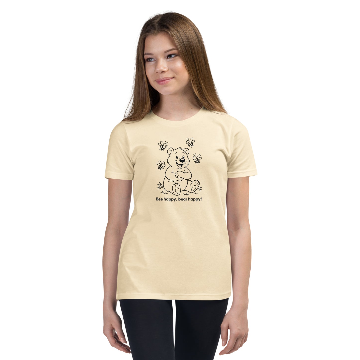 Bear - Youth Short Sleeve T-Shirt - RKM Inspiration  - 79462675