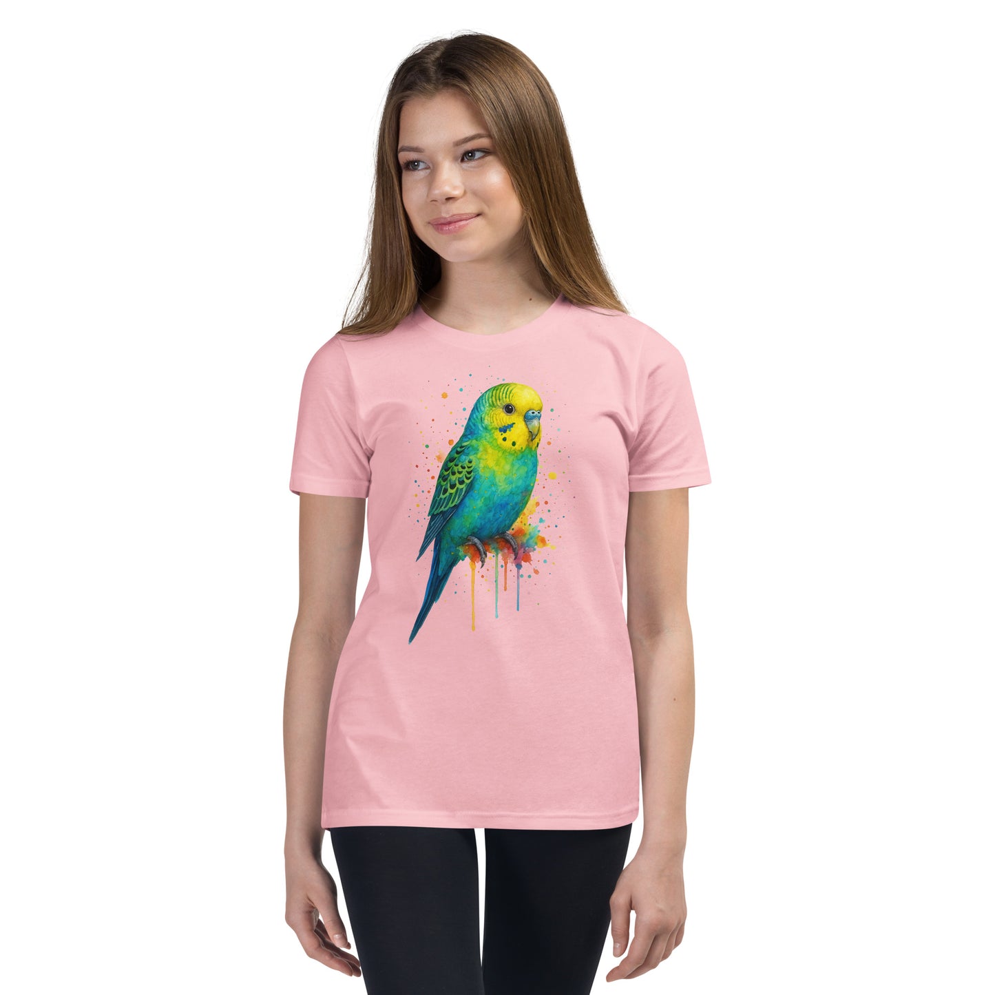 Budgie - Youth Short Sleeve T-Shirt - RKM Inspiration  - 32740594