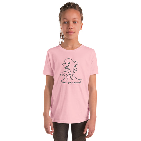 Dolphin - Youth Short Sleeve T-Shirt - RKM Inspiration  - 40729171