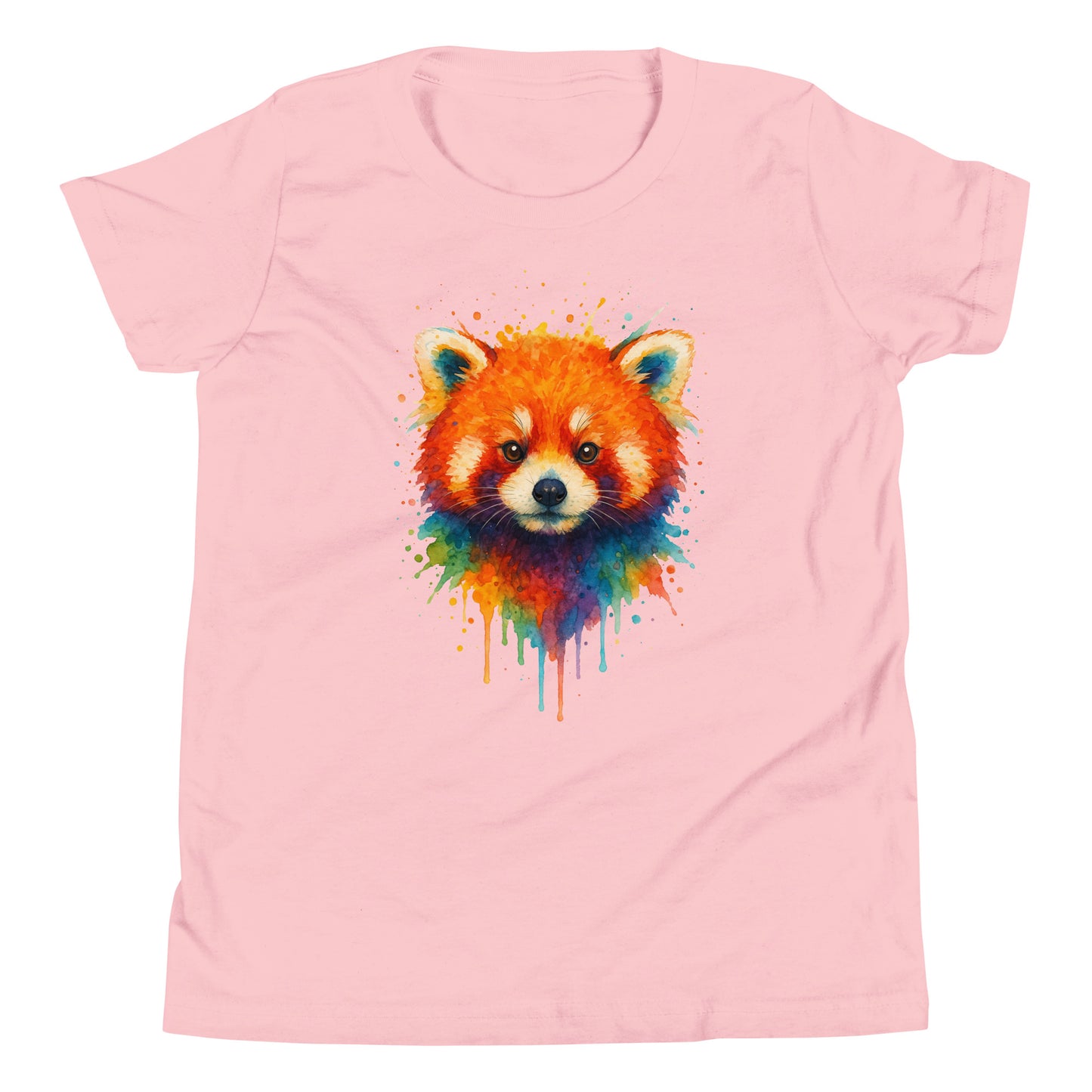 Red Panda - Youth Short Sleeve T-Shirt - RKM Inspiration  - 90862989