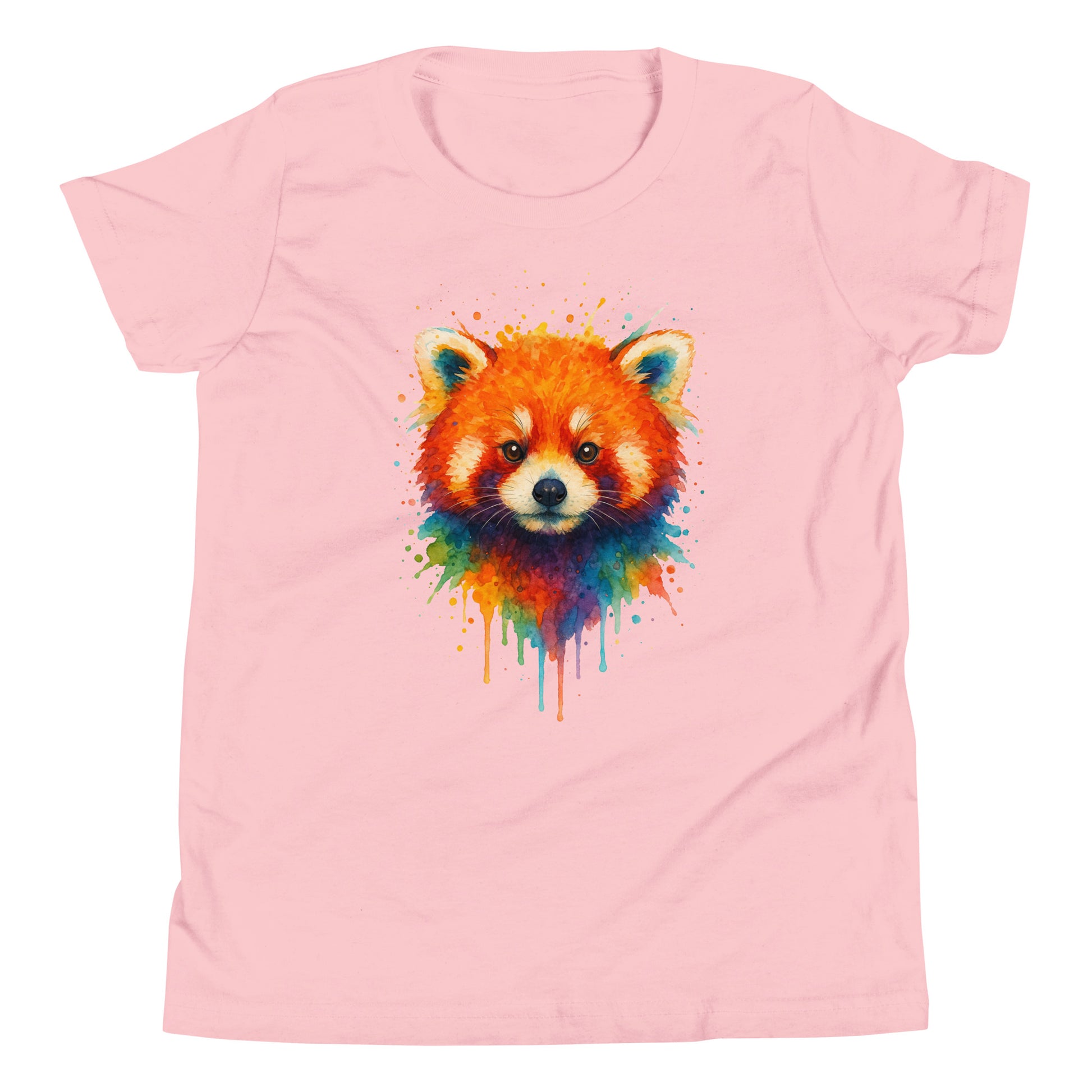 Red Panda - Youth Short Sleeve T-Shirt - RKM Inspiration  - 90862989