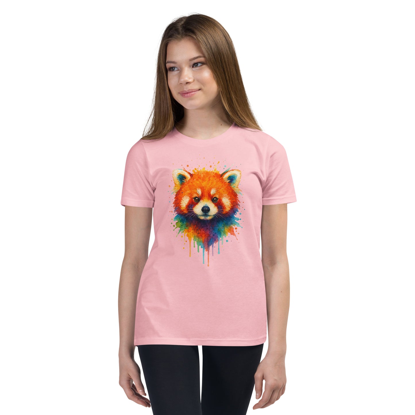 Red Panda - Youth Short Sleeve T-Shirt - RKM Inspiration  - 22694398