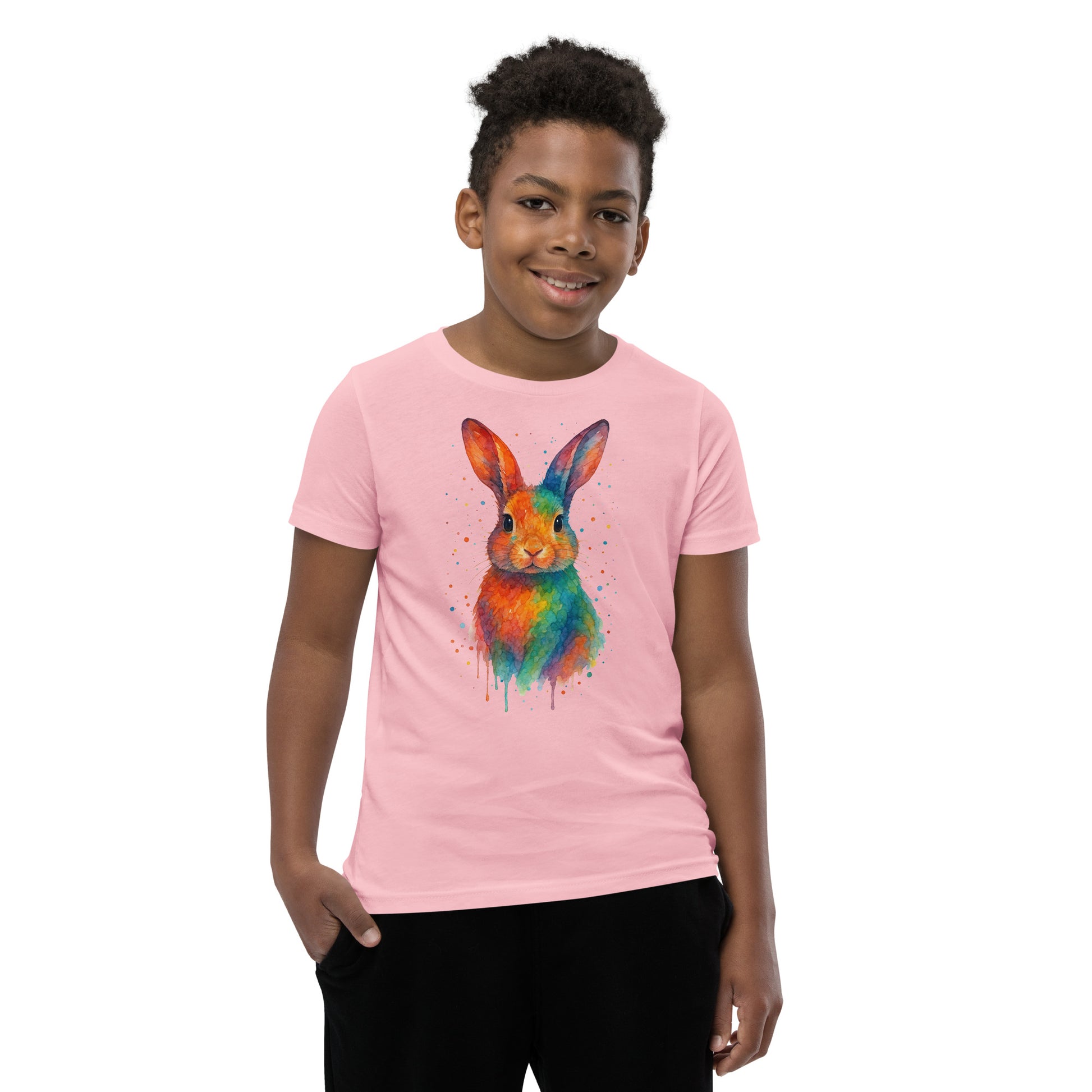 Rabbit - Youth Short Sleeve T-Shirt - RKM Inspiration  - 15714586