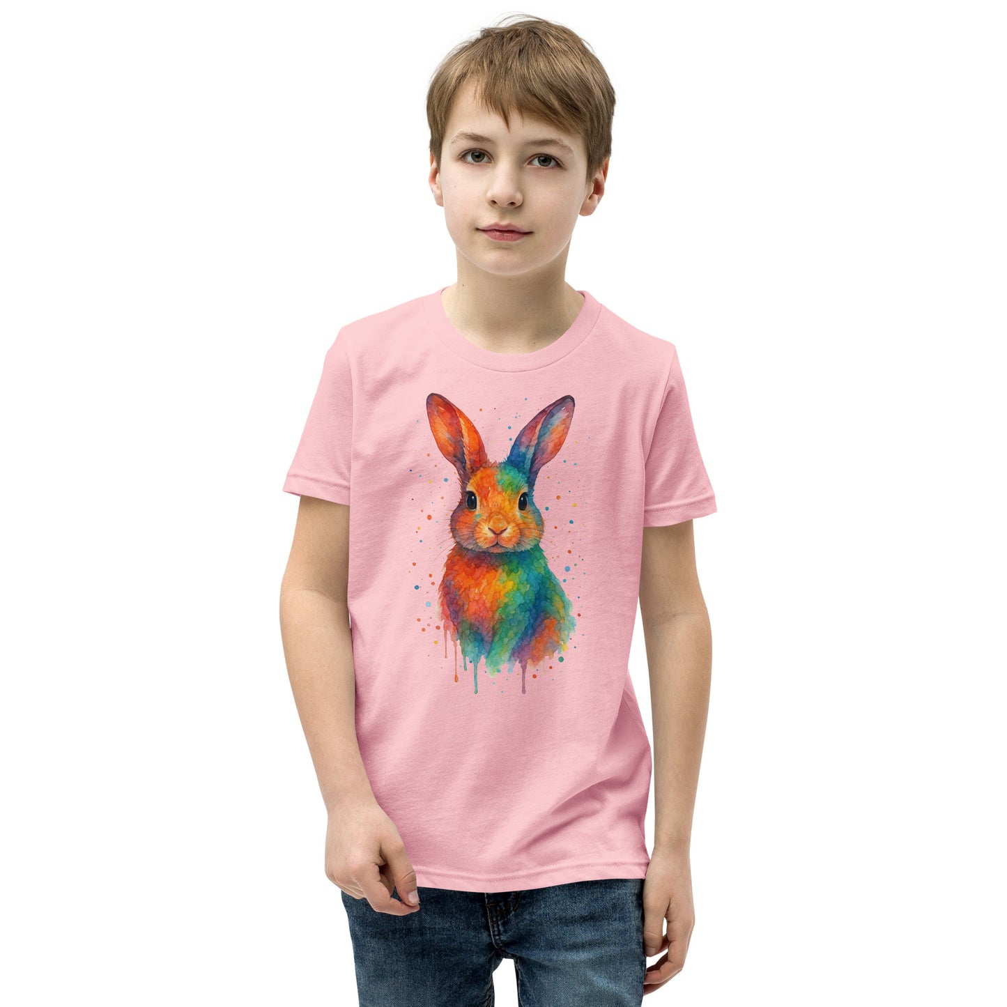 Rabbit - Youth Short Sleeve T-Shirt - RKM Inspiration  - 83668730